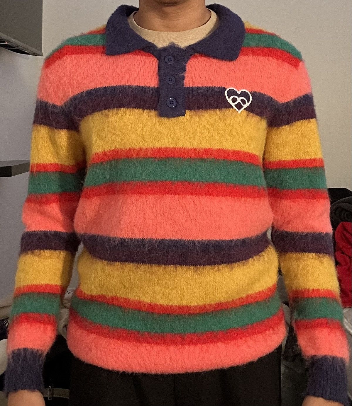 Designer Eternal Love knit shirt Size US S / EU 44-46 / 1 - 1 Thumbnail