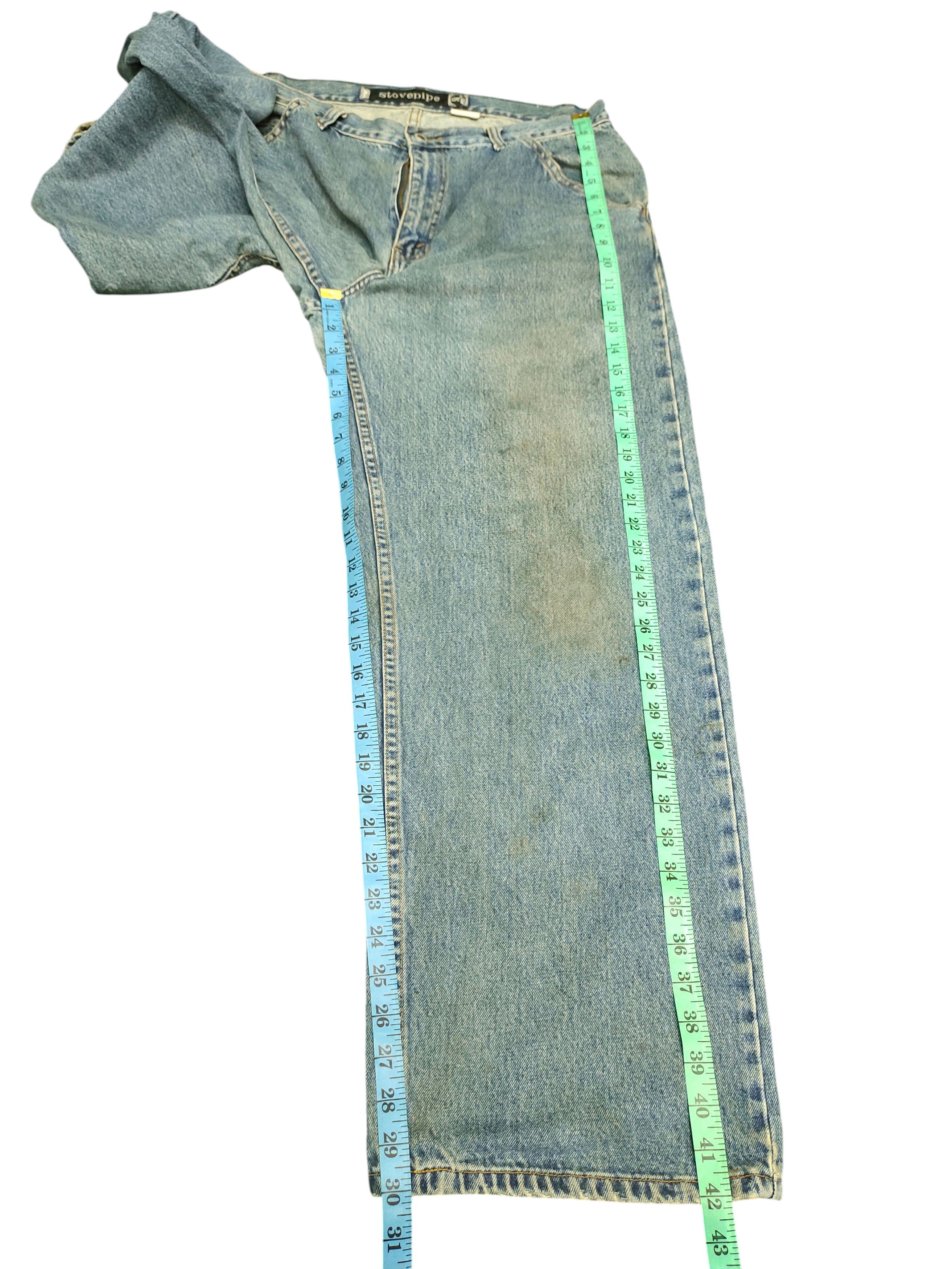 Levi's Vintage Clothing Vintage 90s Levis Silvertab Stovepipe Baggy Denim Jeans Size US 34 / EU 50 - 16 Thumbnail