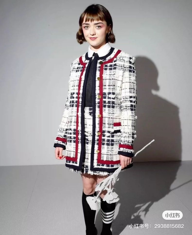 Thom Browne Thom Browne A dress with a pattern of fine lines Size 26" / US 2 / IT 38 - 7 Thumbnail