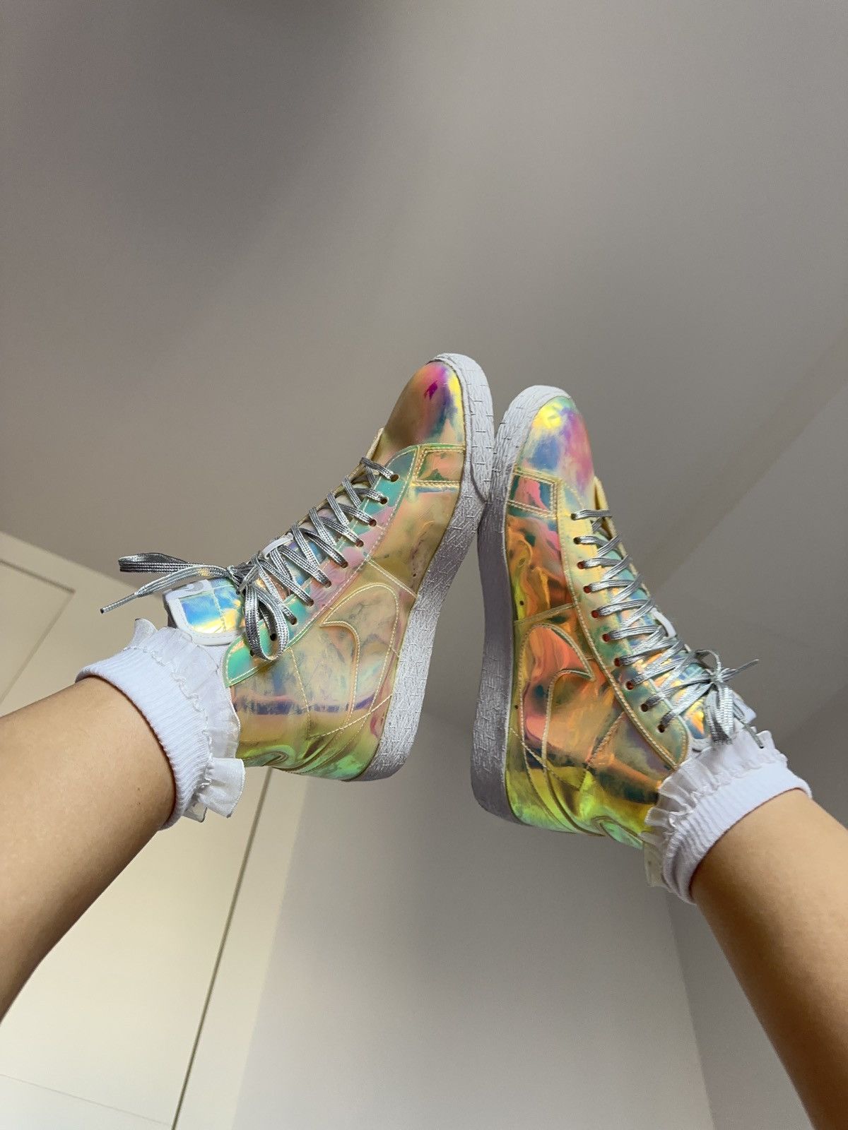 Nike Nike blazer iridescent holographic chameleon Size US 7.5 / IT 37.5 - 4 Thumbnail