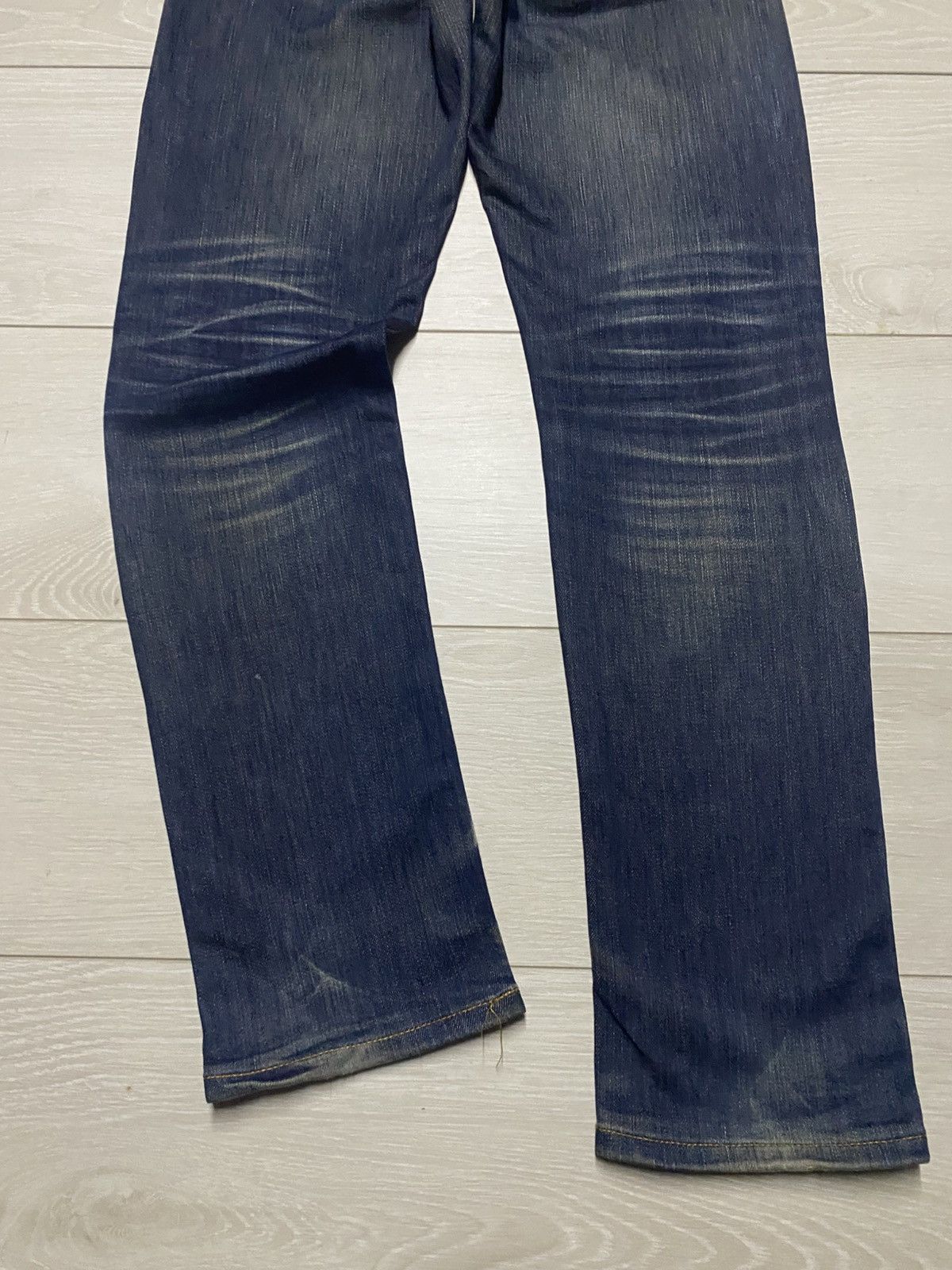 Nudie Jeans Nudie Nj 1495 Mud Wash Distresses Slim Fit Jeans Size US 29 - 6 Thumbnail