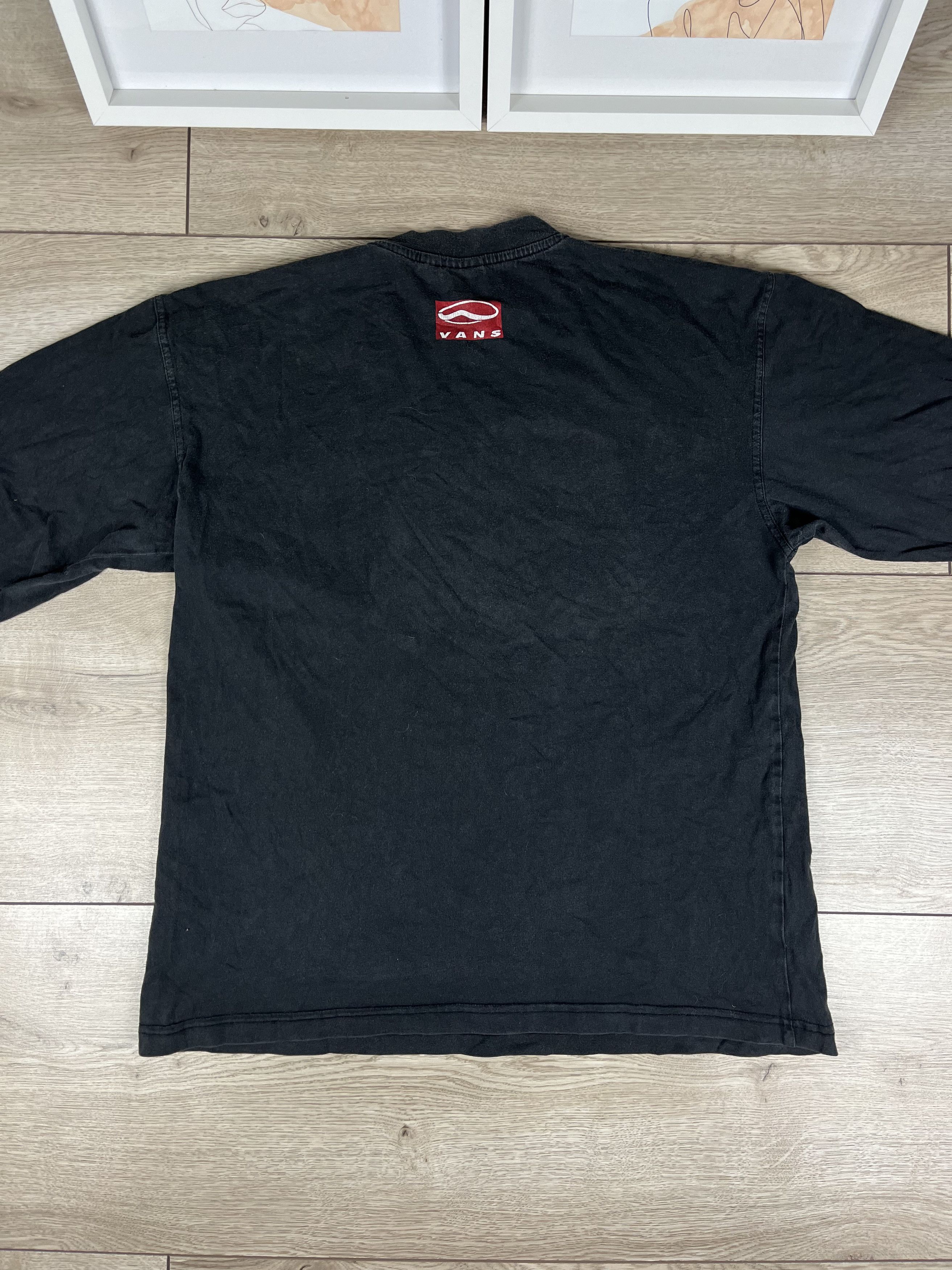 Vans × Vintage Vintage Skull Grunge Faded Distressed Y2K Vans Long Sleeve Size US M / EU 48-50 / 2 - 7 Thumbnail