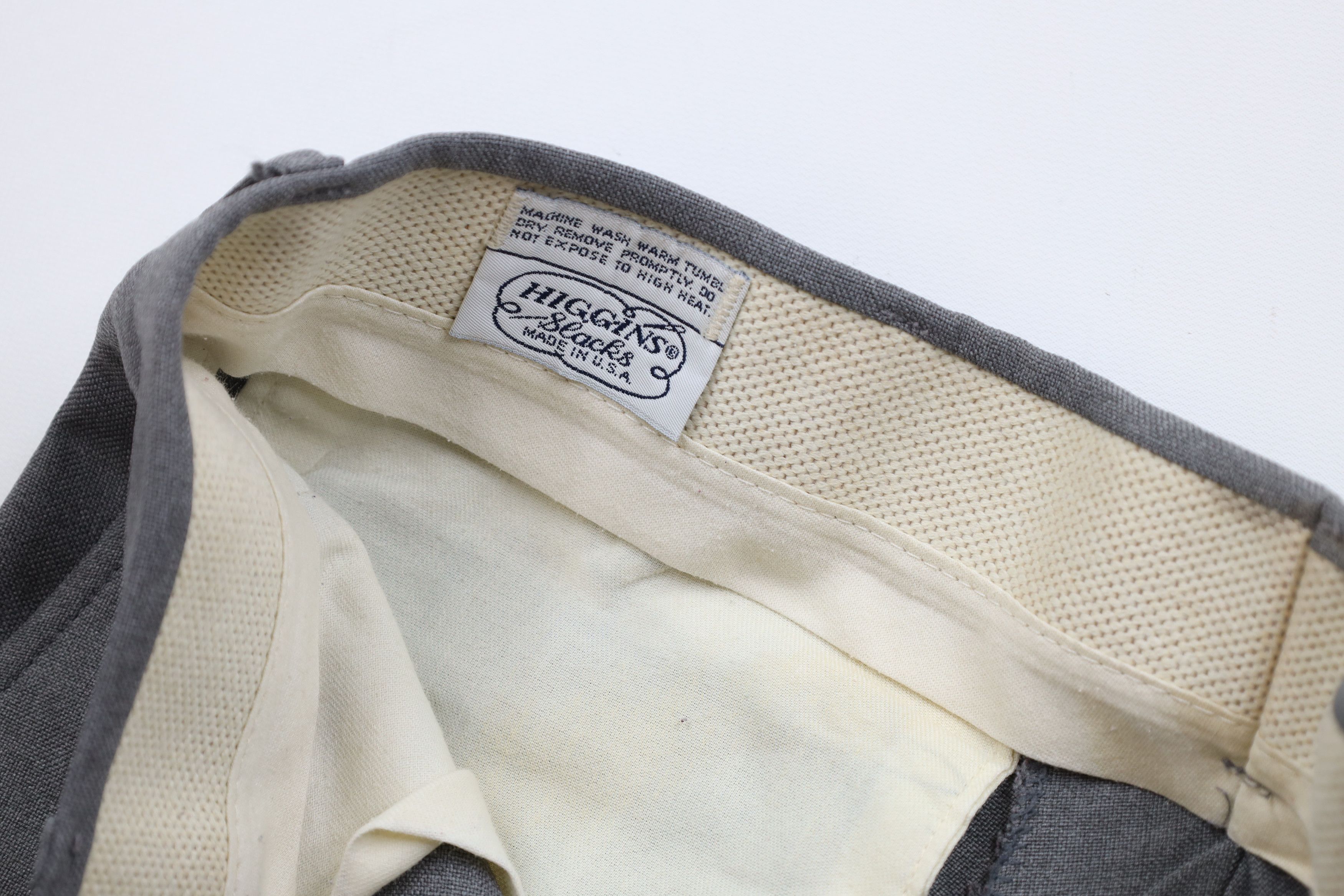 Vintage Vintage 70s Streetwear Flared Wide Leg Chino Pants Gray USA Size US 34 / EU 50 - 9 Thumbnail