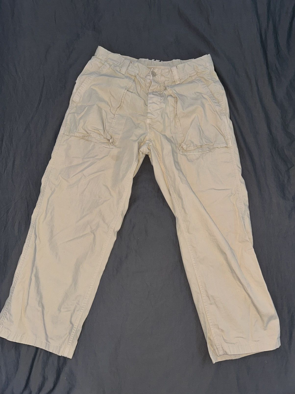 Gap × Vintage Vintage Beige Cargo Pants Size US 31 - 3 Thumbnail