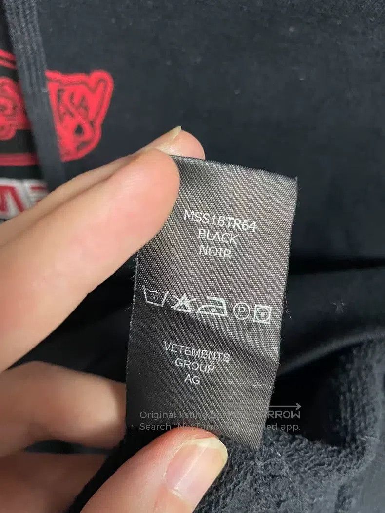 Other Vetements Chest Printed Hoodie Size US S / EU 44-46 / 1 - 9 Thumbnail