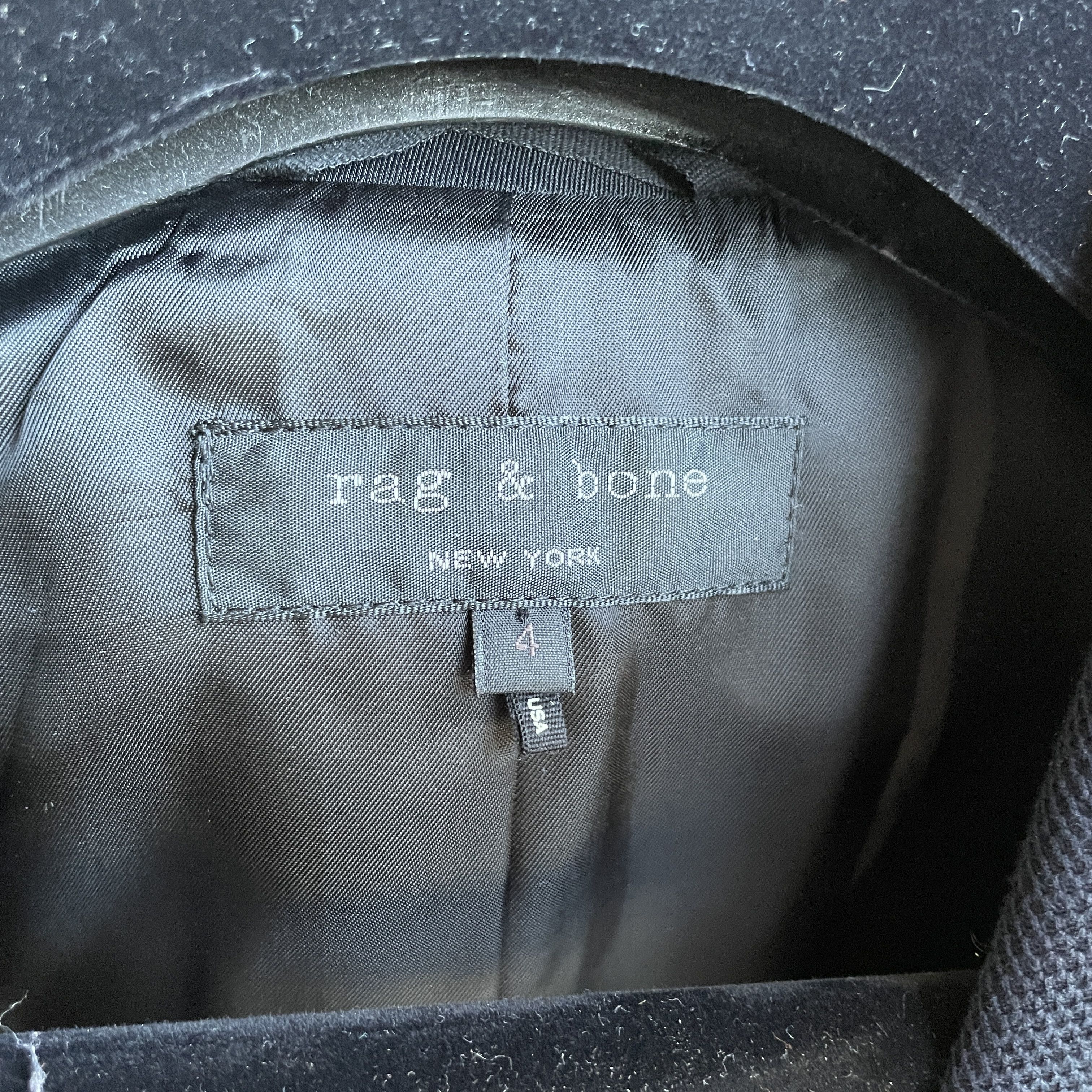 Rag & Bone Rag & Bone Made in USA Womens Pique Cotton Blazer Size S / US 4 / IT 40 - 5 Thumbnail