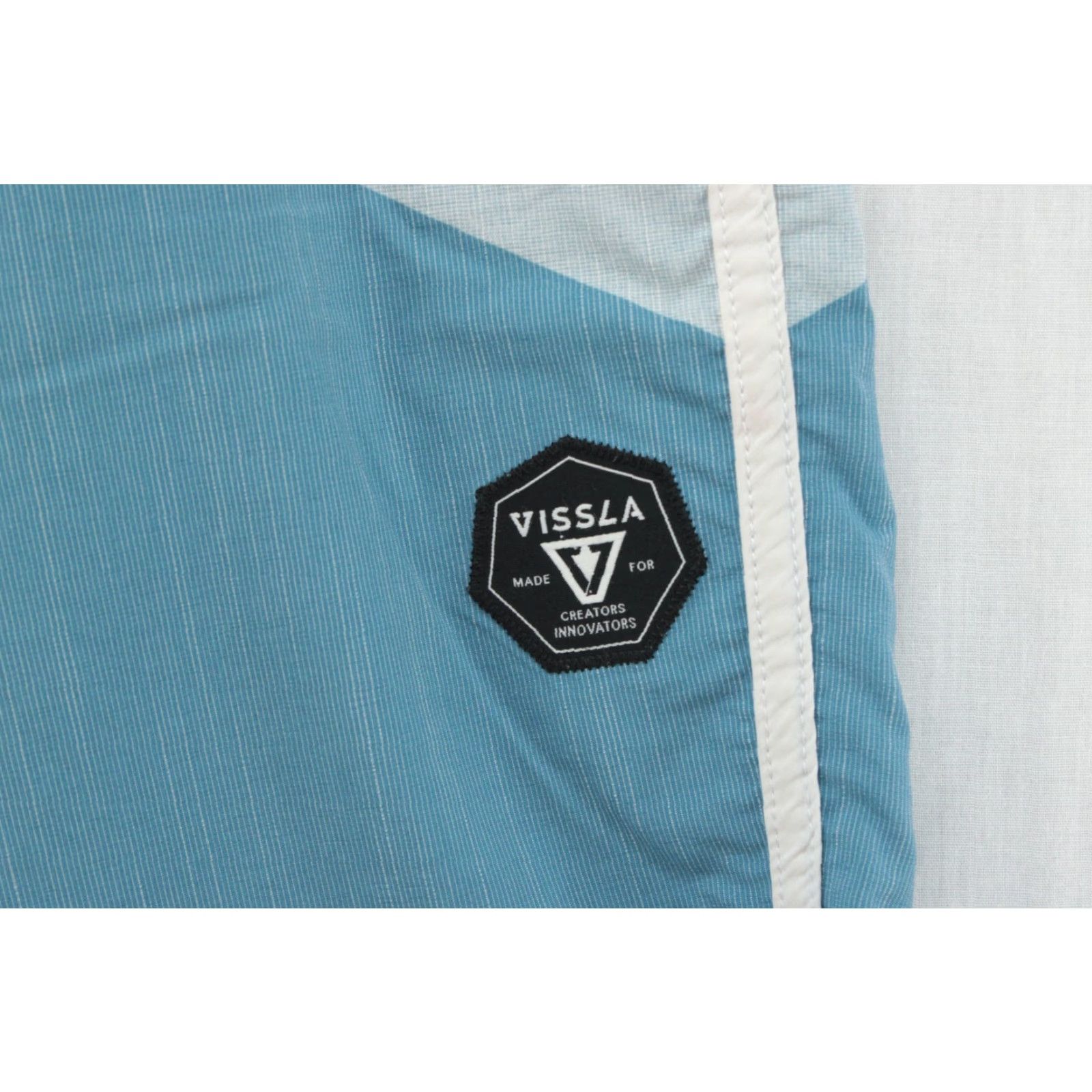 Vissla VISSLA Board Shorts Men 38 Blue Colorblock Swim Trunks Beach Surfing Renowned Aloha Tropical Colorful Pattern Men Size US 38 / EU 54 - 2 Thumbnail