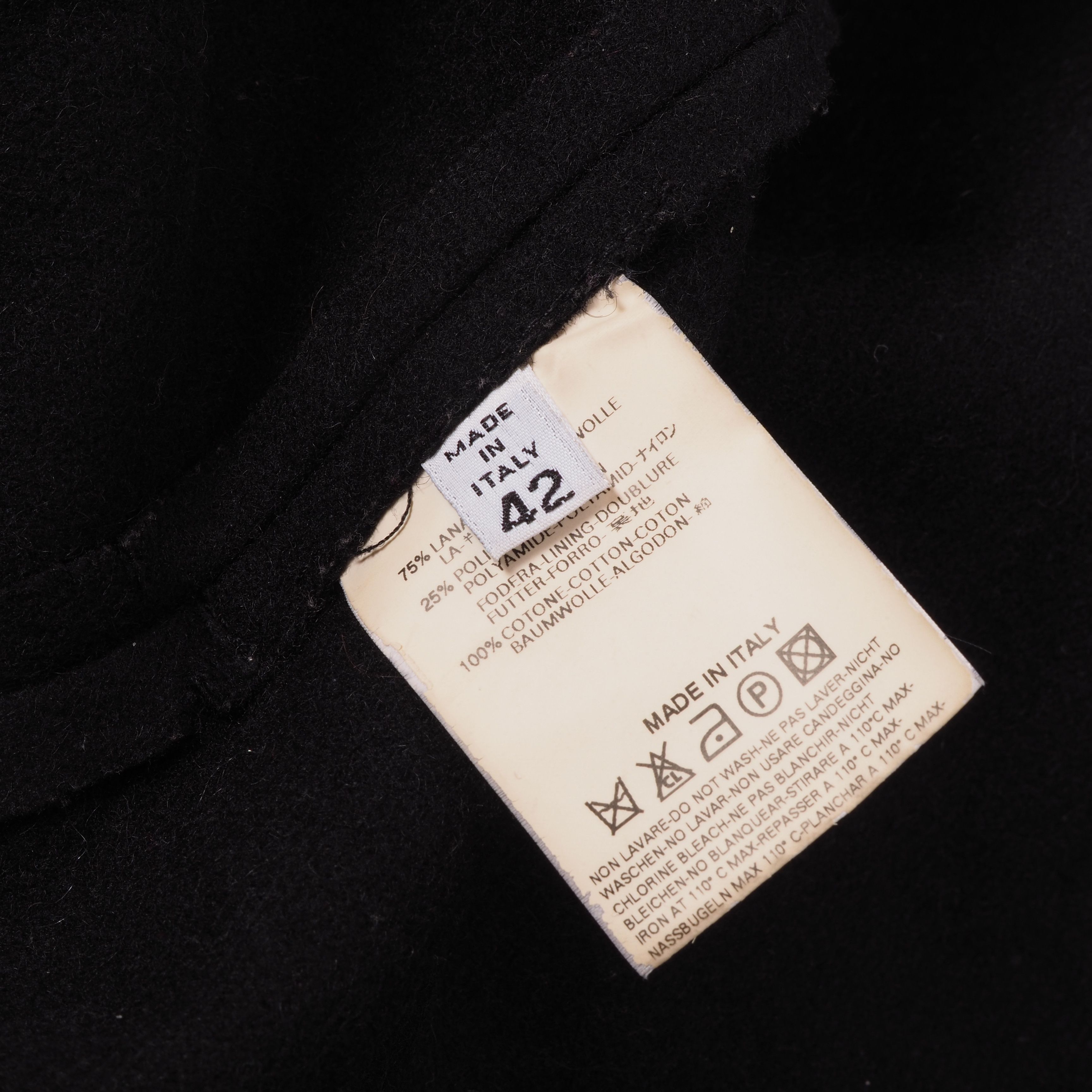Maison Margiela Maison Margiela Vintage Wool Black Belted Trench Coat Size M / US 6-8 / IT 42-44 - 7 Thumbnail