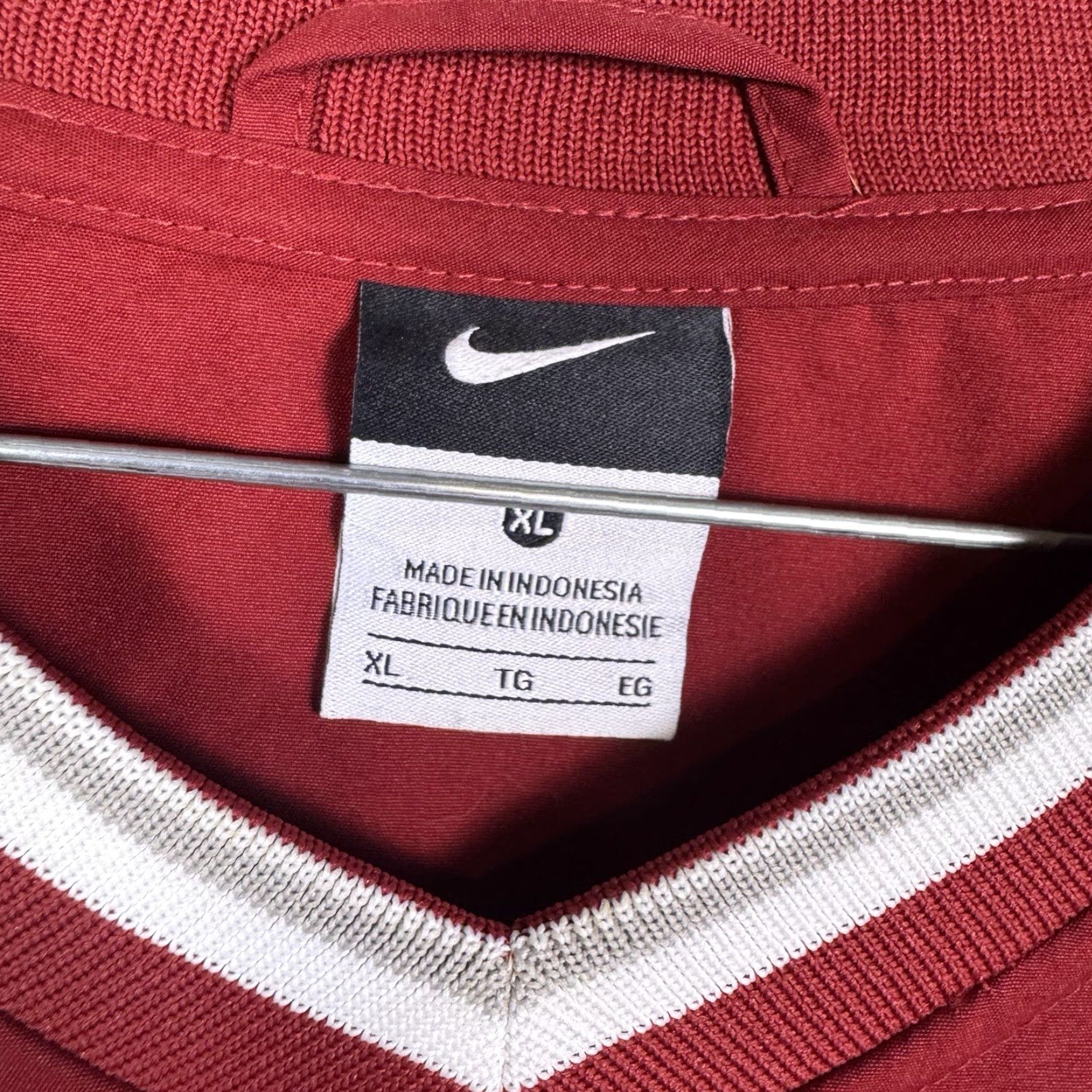Nike Nike Oklahoma Sooners Jacket Mens XL Windbreaker Pullover Swoosh OU Red 90s Sports Activewear Mens XL Nike Center Swoosh OU Windbreaker Pullover Size US XL / EU 56 / 4 - 7 Thumbnail