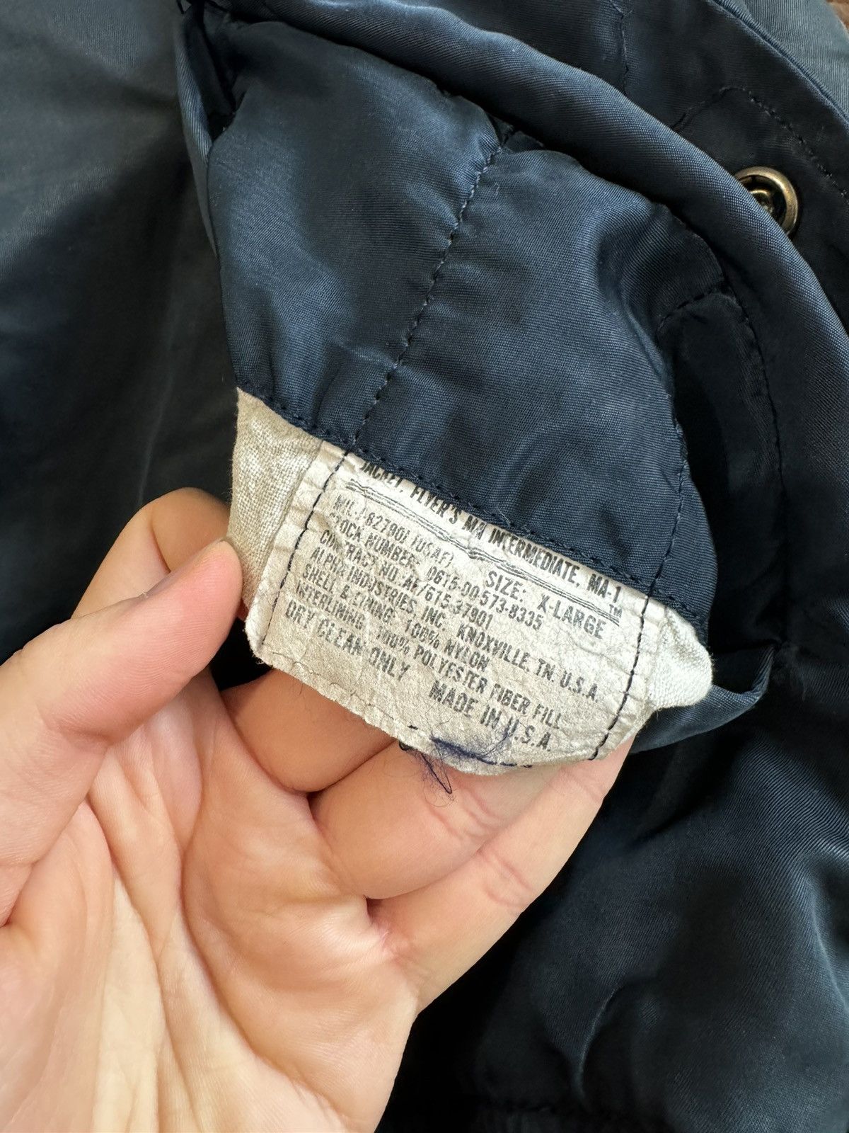 Alpha Industries 90s Alpha Industries Ma1 Flyer Vintage Nylon Bomber Jacket Size US XL / EU 56 / 4 - 7 Thumbnail