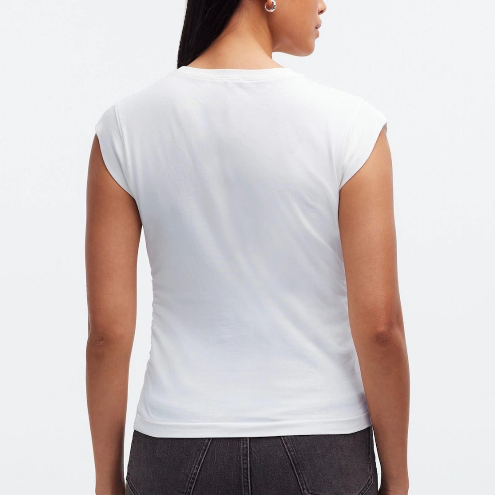 Madewell Madewell Side-Cinch Muscle Tee Size XXS / US 00 / IT 34 - 3 Thumbnail
