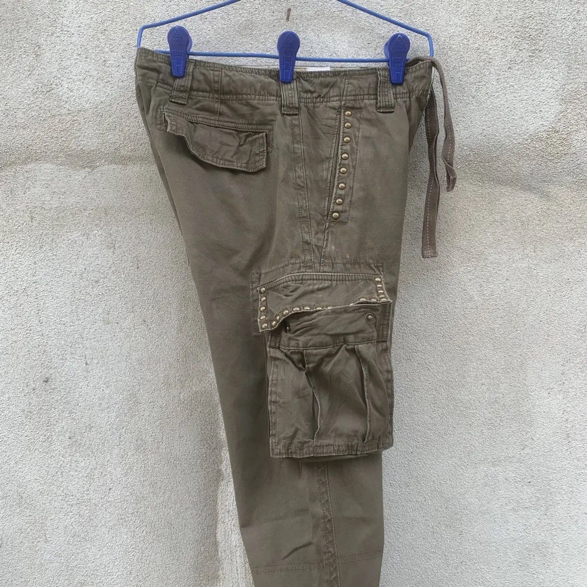 semanticdesign SEMATIC DESIGN🔥30x33 STUDDED BIGPOCKET TROUSERS CARGO PANTS Size US 30 / EU 46 - 17 Thumbnail