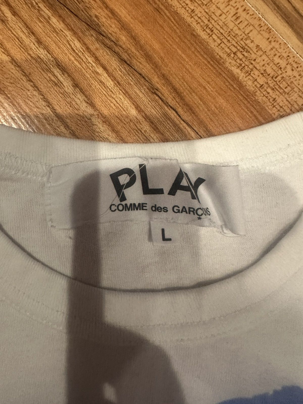 Other COMME DES GARCONS CDG PLAY BIG PINK HEART TEE WHITE Size L Size US L / EU 52-54 / 3 - 4 Thumbnail