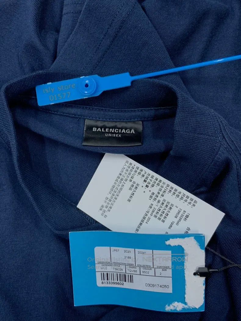 Balenciaga Balenciaga Alphabet Print Round Neck Pullover Fitted Short Size US M / EU 48-50 / 2 - 5 Thumbnail