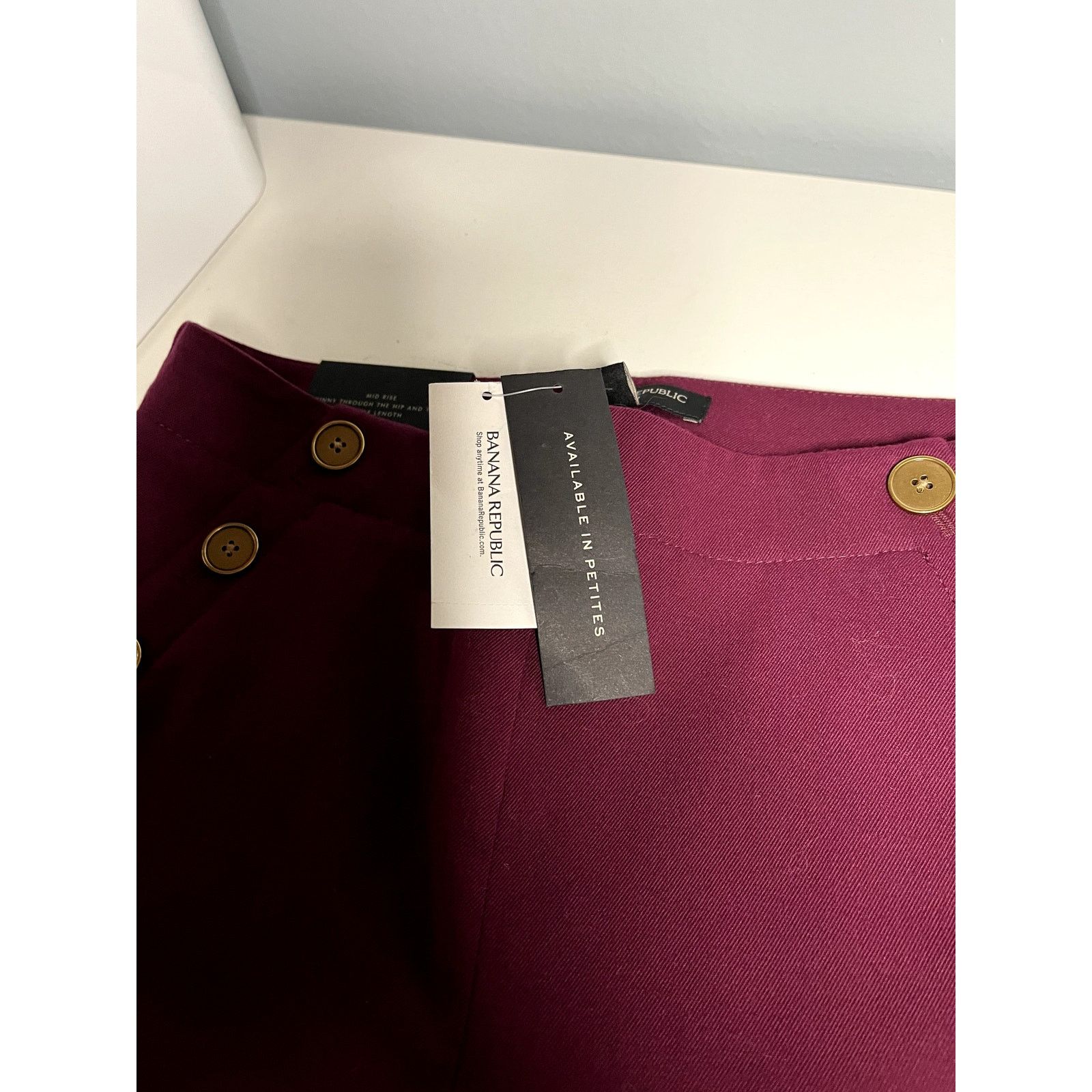 Banana Republic NWT Banana Republic Mid Rise Pants Size 30" / US 8 / IT 44 - 2 Thumbnail