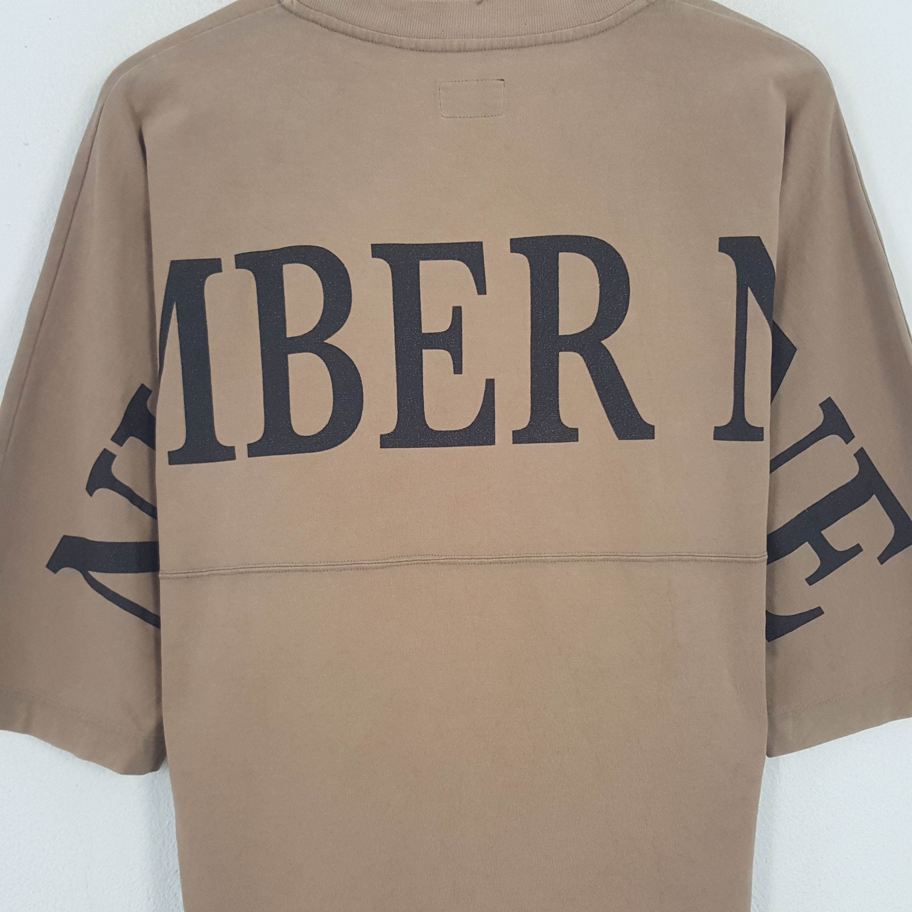 Japanese Brand × Number (N)ine × Vintage Vintage Number (N)ine Big Spell Out Tshirt Size US XL / EU 56 / 4 - 2 Thumbnail