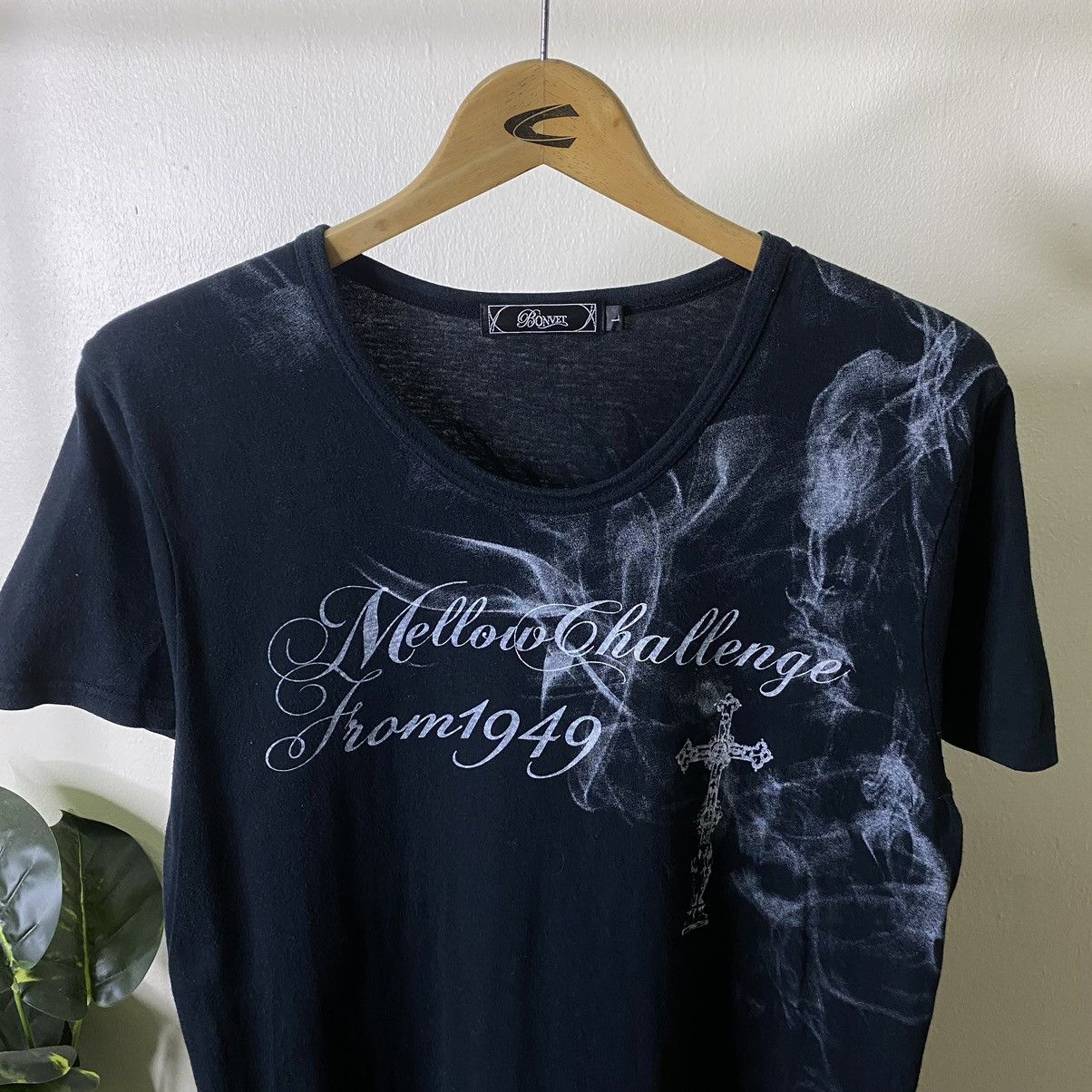 If Six Was Nine × Japanese Brand × Seditionaries Bonvet Seditionaries Poem Smoke Design Cyber Gothic Punk Tee Size US M / EU 48-50 / 2 - 2 Thumbnail