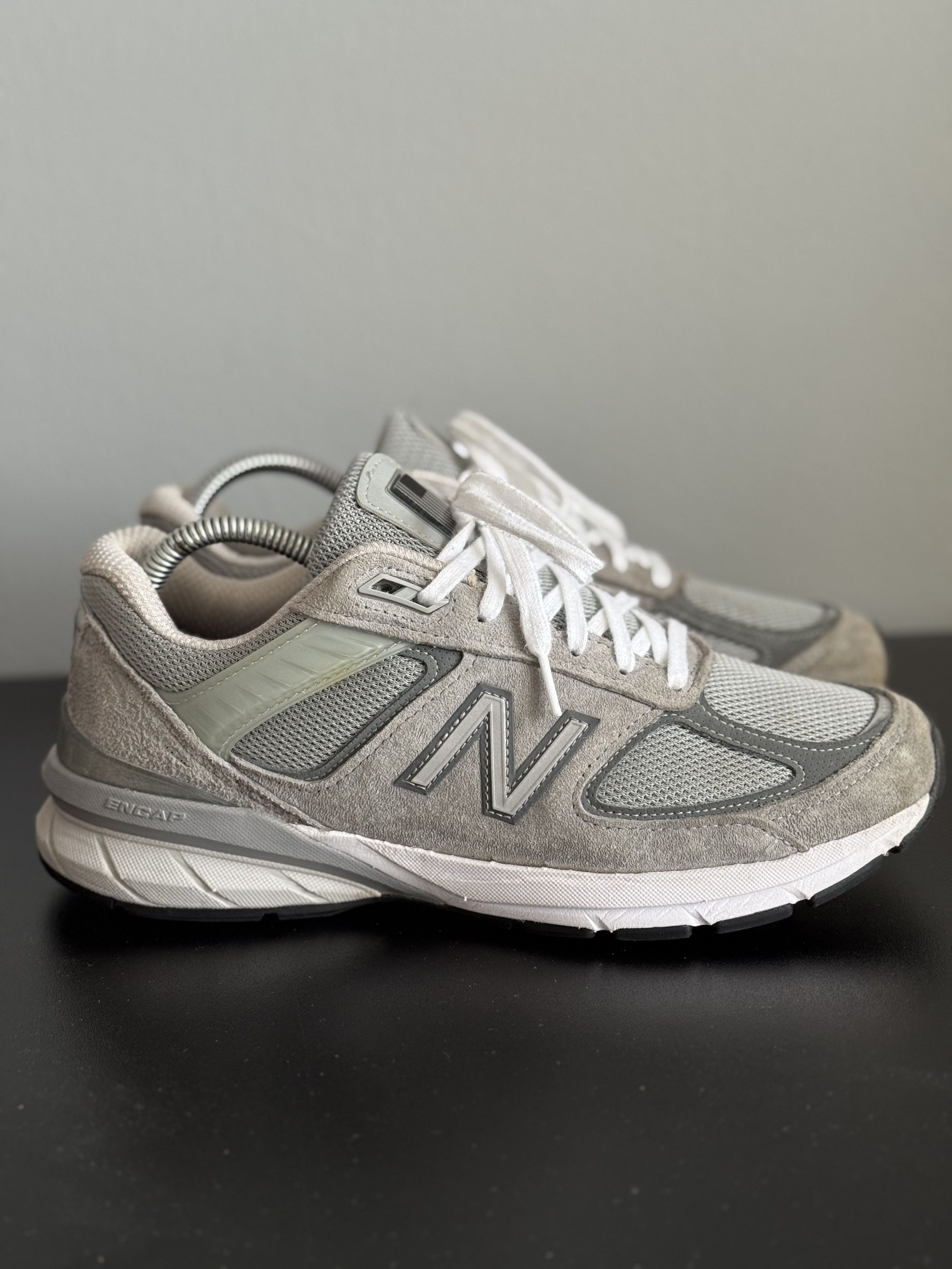 New Balance New Balance 990v5 Made In USA Silver Grey Black 990 993 Size US 7.5 / EU 40-41 - 3 Thumbnail