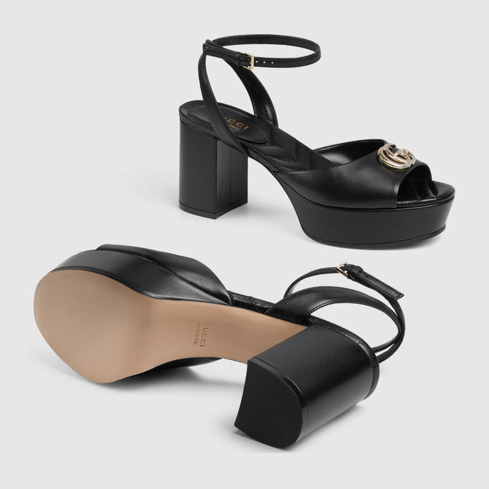 Gucci Gucci Double G Platform Sandals Size US 5 / IT 35 - 4 Thumbnail