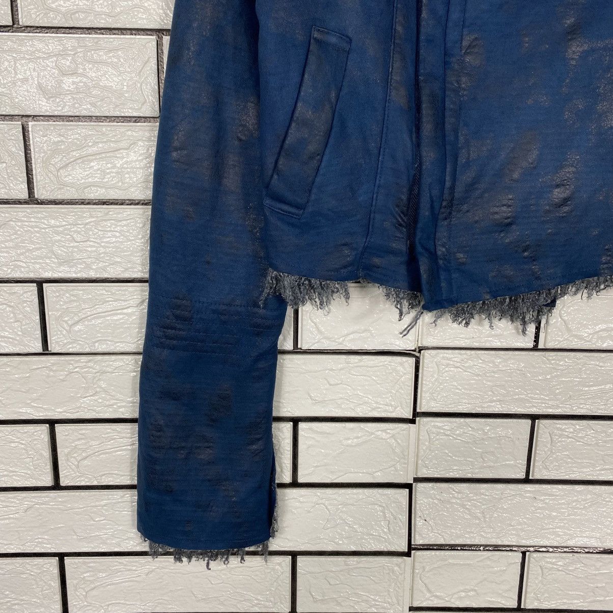 Japanese Brand Cropped Parachute Leather Jacket Spiralgirl Faux Fur Blanket Size M / US 6-8 / IT 42-44 - 5 Thumbnail