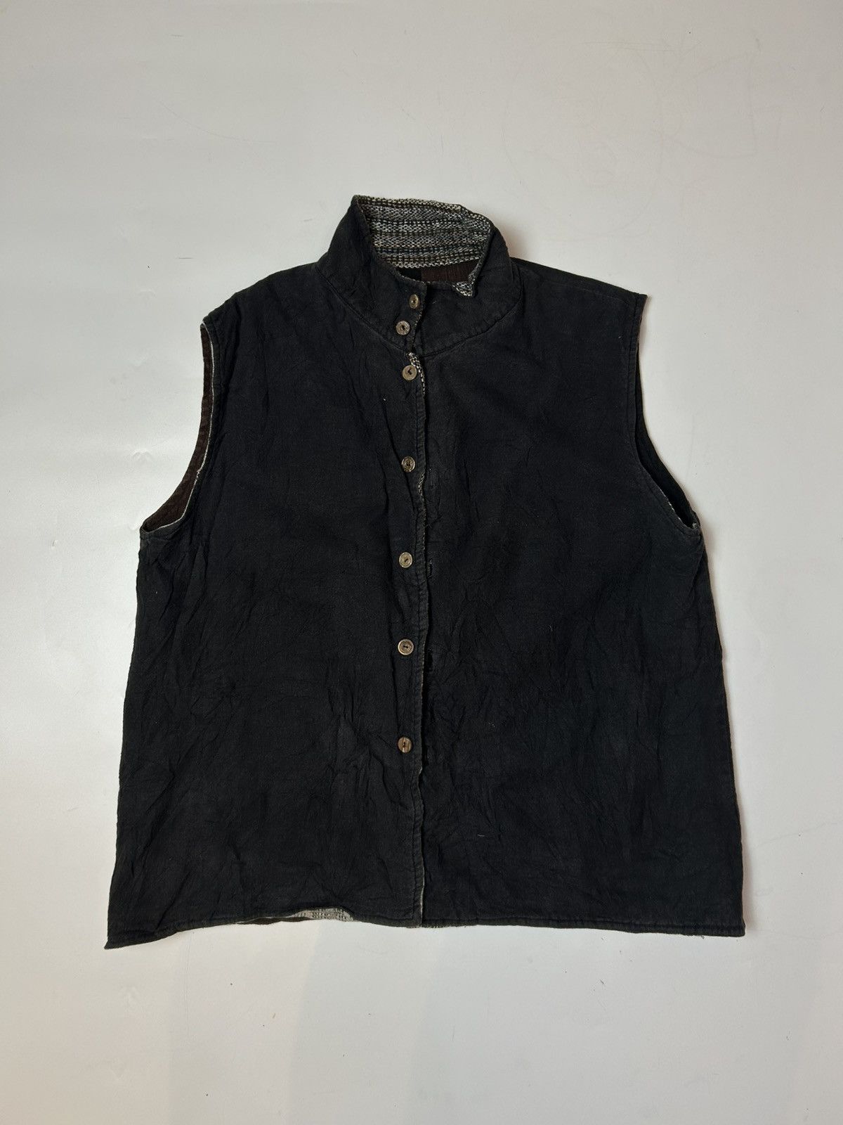 Handmade × Kapital × Vintage VINTAGE HANDMADE KAPITAL INSPIRED PATCHWORK REVERSIBLE VEST Size US M / EU 48-50 / 2 - 3 Thumbnail