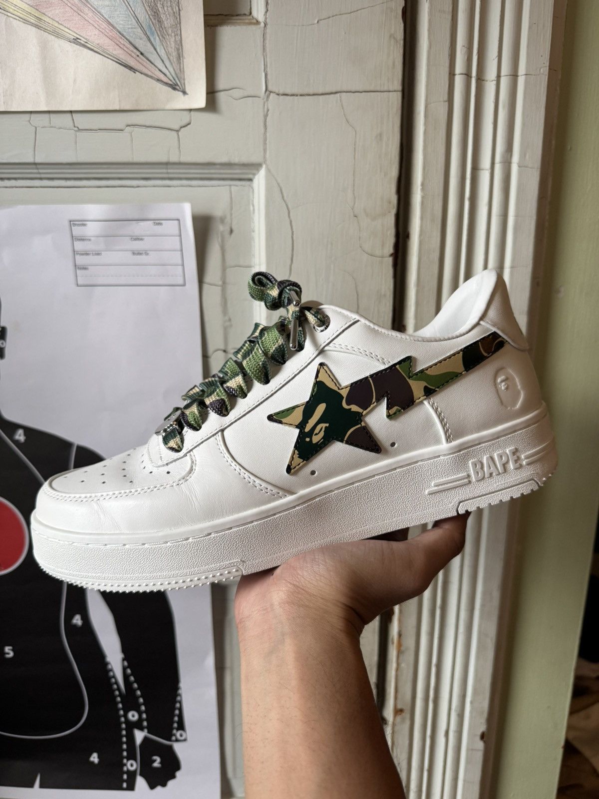 Bape BapeSta Low ABC Green Camo Size US 10 / EU 43 - 5 Thumbnail