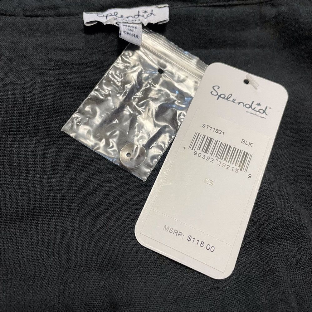 Splendid NWT New $118 Splendid Double Cloth Button Up Cotton Shirt B Size XS / US 0-2 / IT 36-38 - 8 Thumbnail