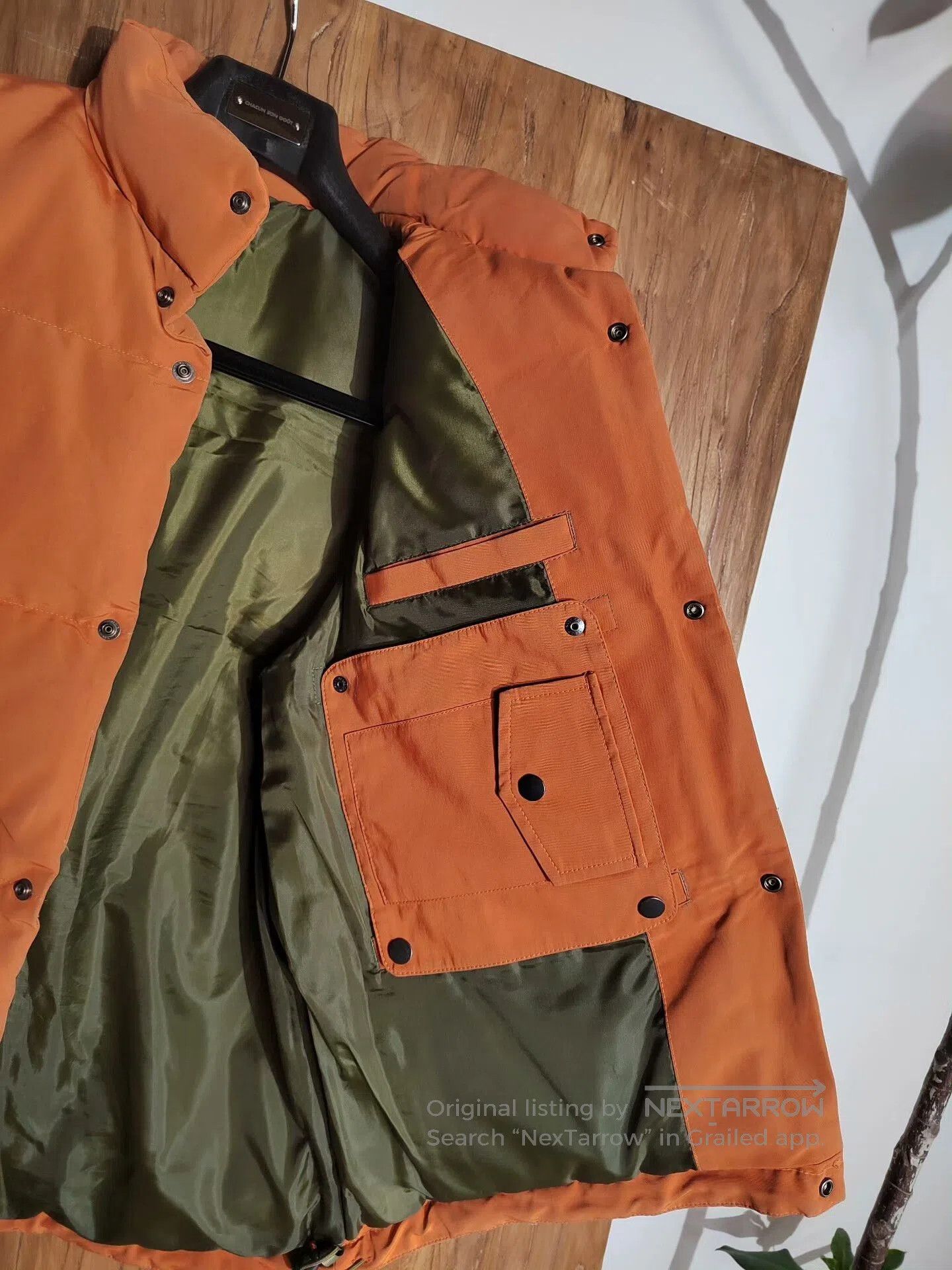 NEXUSVII NEXUS7 Functional Down Vest in Orange. Size US M / EU 48-50 / 2 - 4 Thumbnail