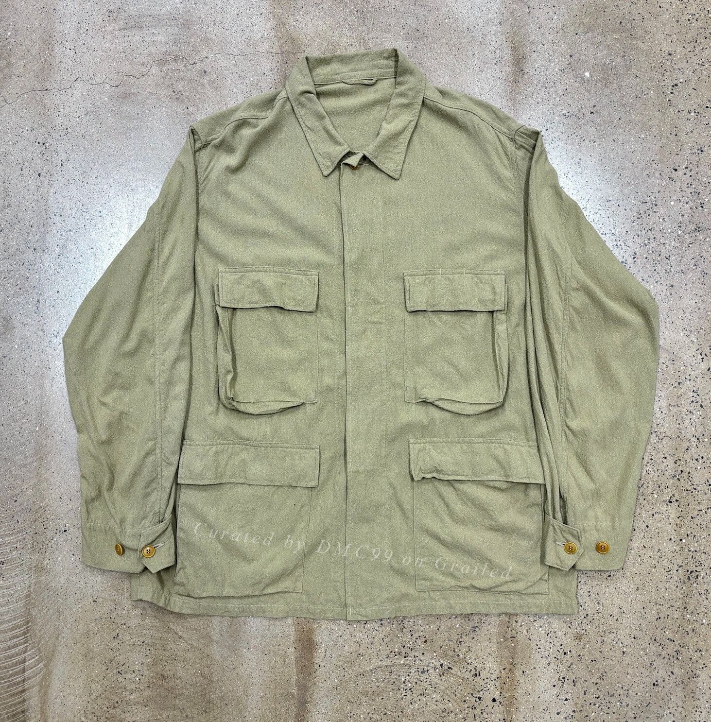 Comoli COMOLI Canapa BDU Military Jacket (Z01-01009) | Grailed