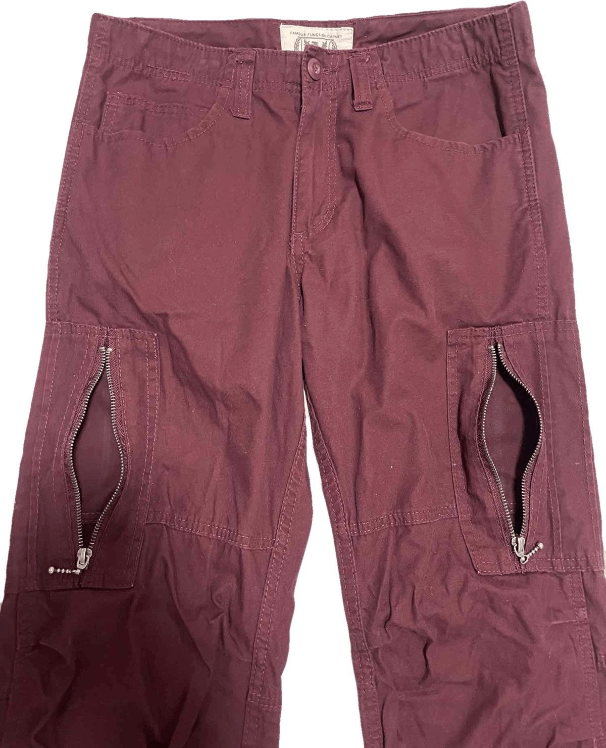 Japanese Brand 2000s Japanese archive zip pocket cargo pants Size US 30 / EU 46 - 2 Thumbnail