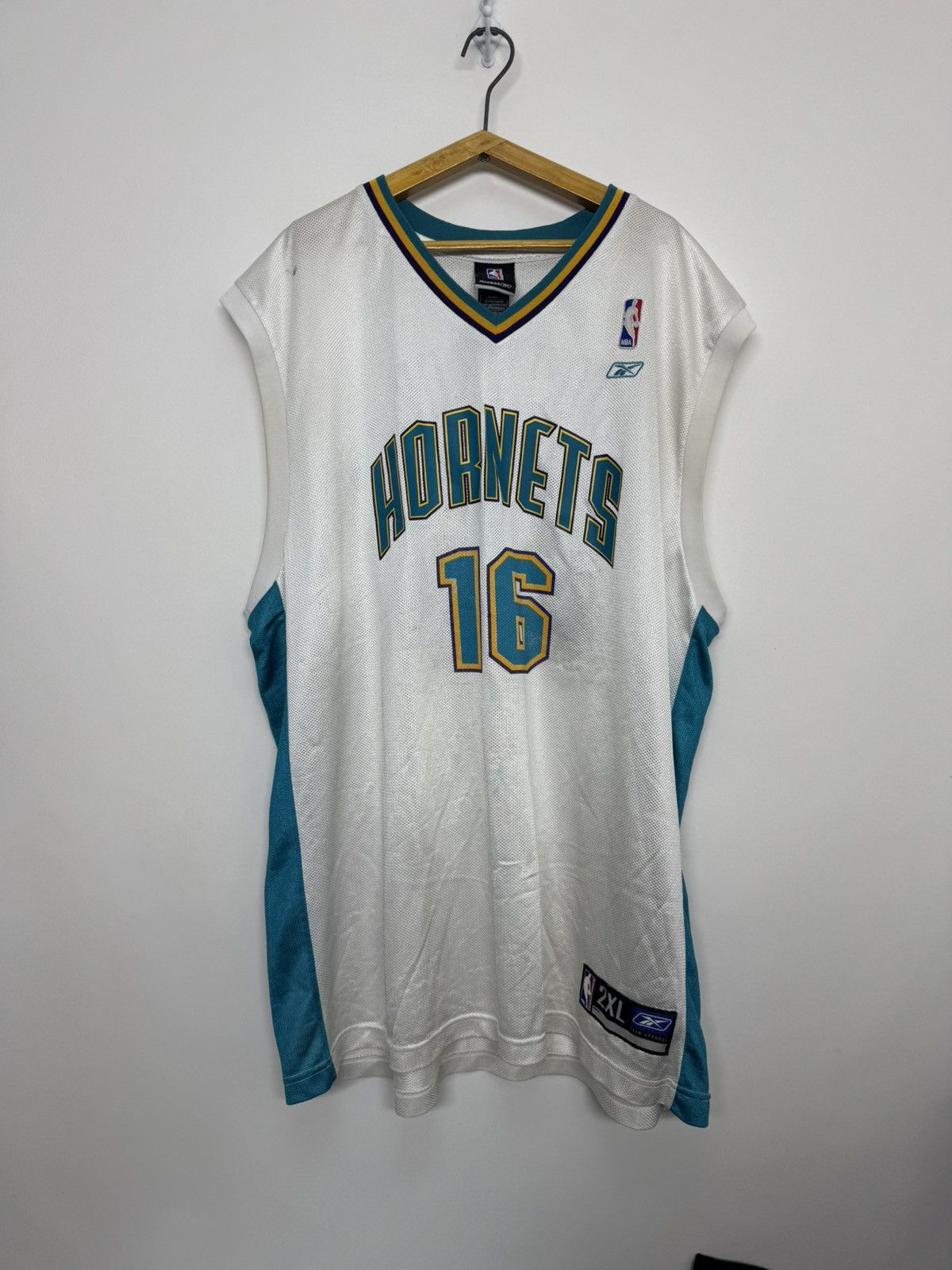 Reebok Vintage Peja Stojakovic New Orleans Hornets Adidas Swingman Size US XXL / EU 58 / 5 - 1 Thumbnail