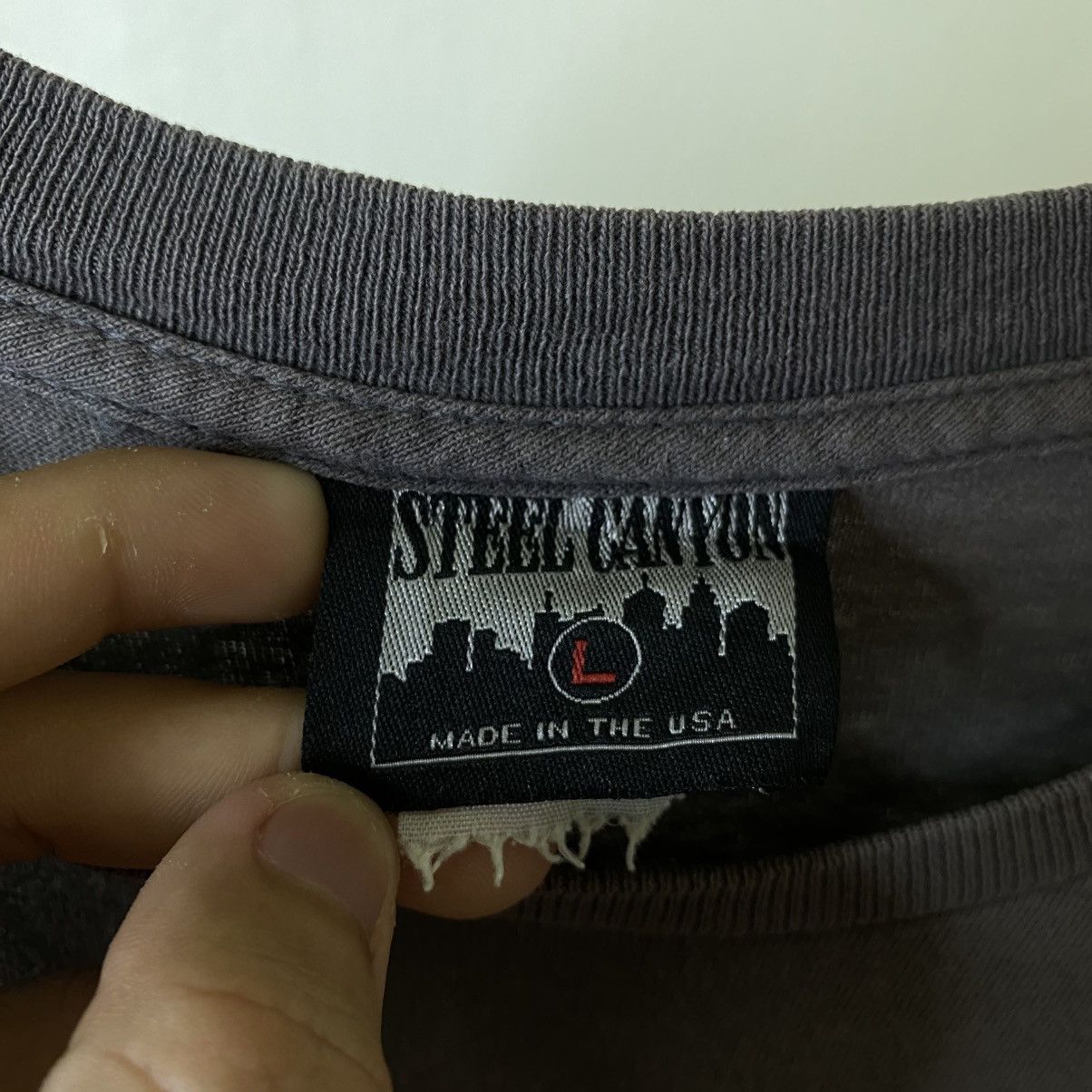 Vintage 1990s Steel Canyon Urban Wear T Shirt Rare Size US L / EU 52-54 / 3 - 4 Thumbnail