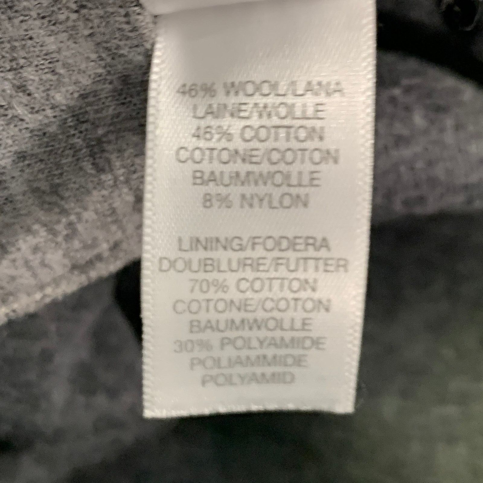 Paul Smith Grey Heather Wool Blend Single Breasted Notch Lapel Buttoned Size US L / EU 52-54 / 3 - 9 Thumbnail