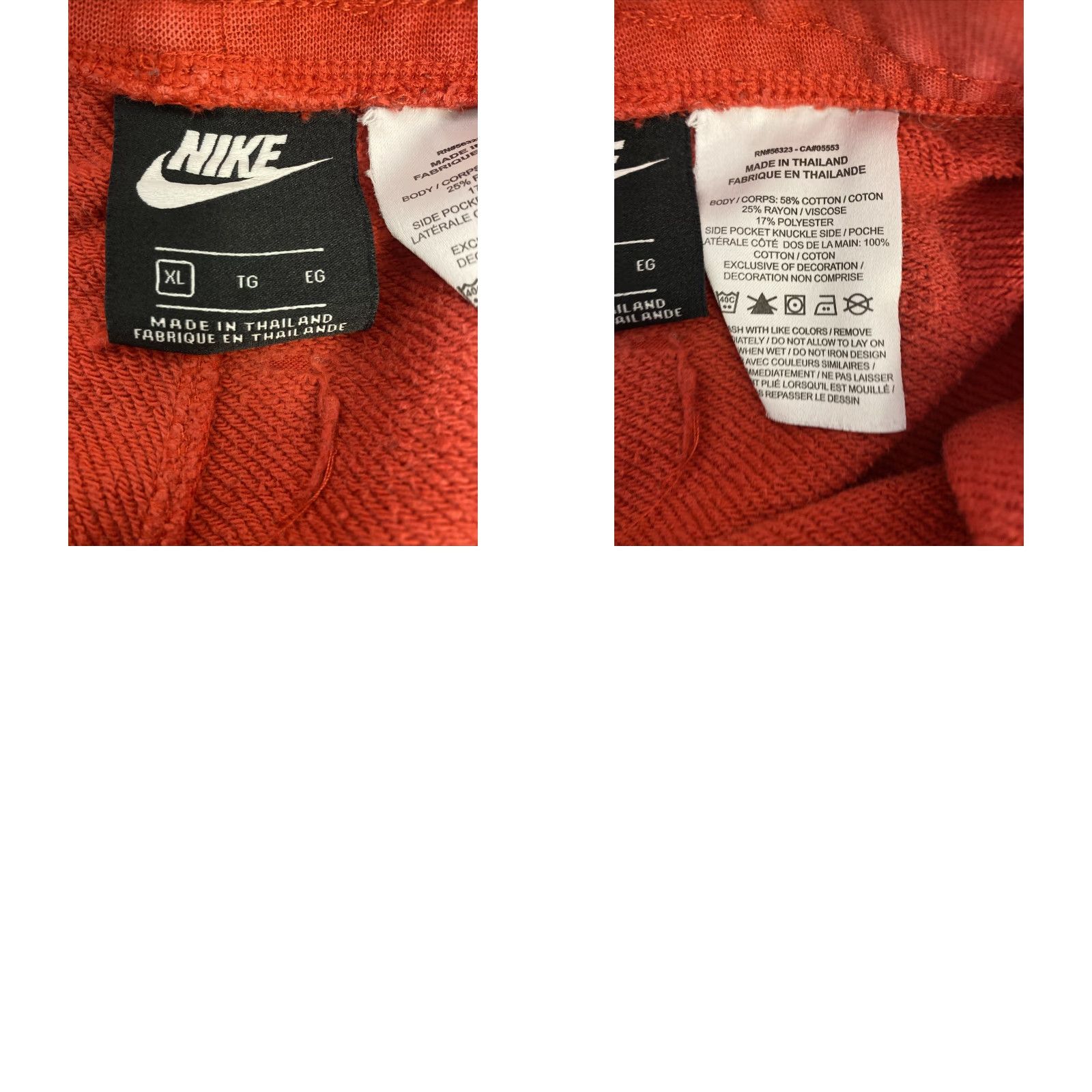 Nike Nike Women's Athletic Sweat Shorts Size XL Red Size 40" / US 18 - 8 Thumbnail