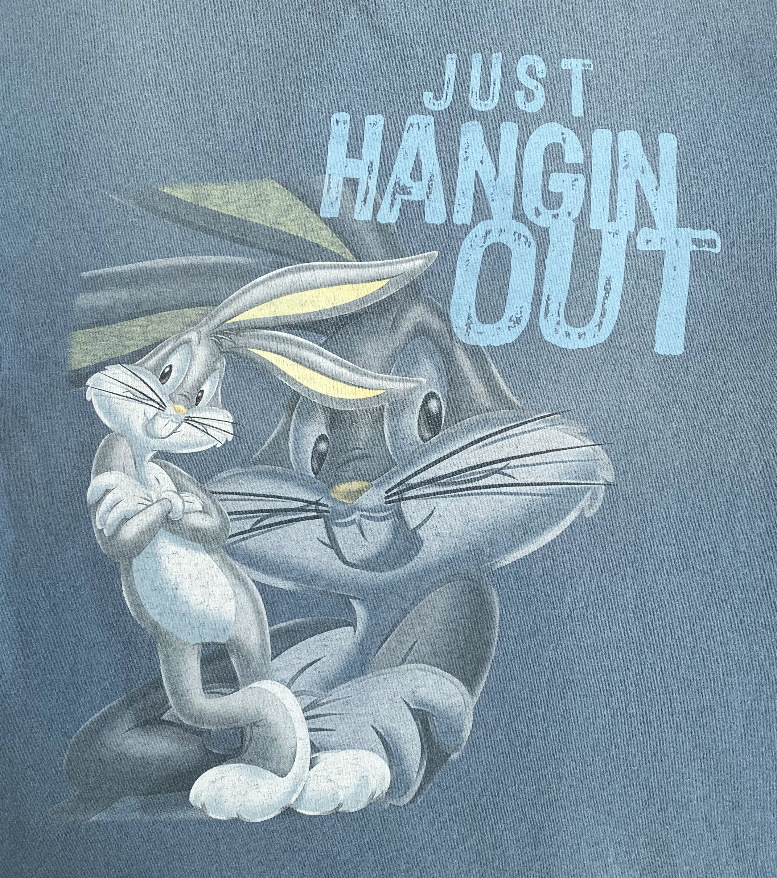 Other Vintage 90s BUGS BUNNY t shirt Just Hangin Out Tee Size US L / EU 52-54 / 3 - 4 Thumbnail