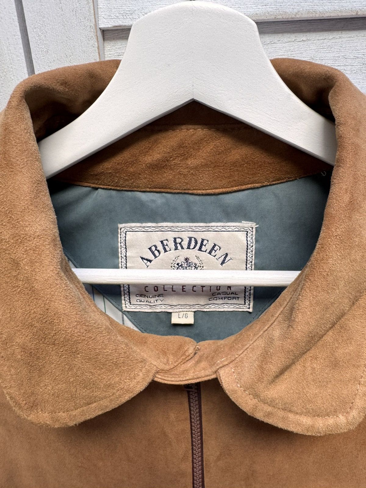 Vintage Men’s Vintage Bomber Leather ABERDEEN Size US L / EU 52-54 / 3 - 10 Thumbnail