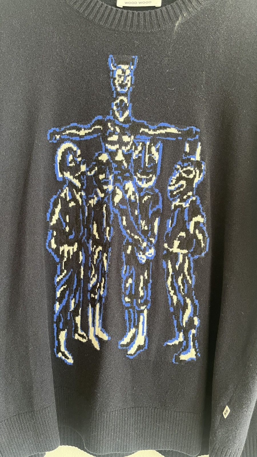 Vintage × Wood Wood Wood Wood Devil Dog Crewneck Size US XL / EU 56 / 4 - 2 Thumbnail