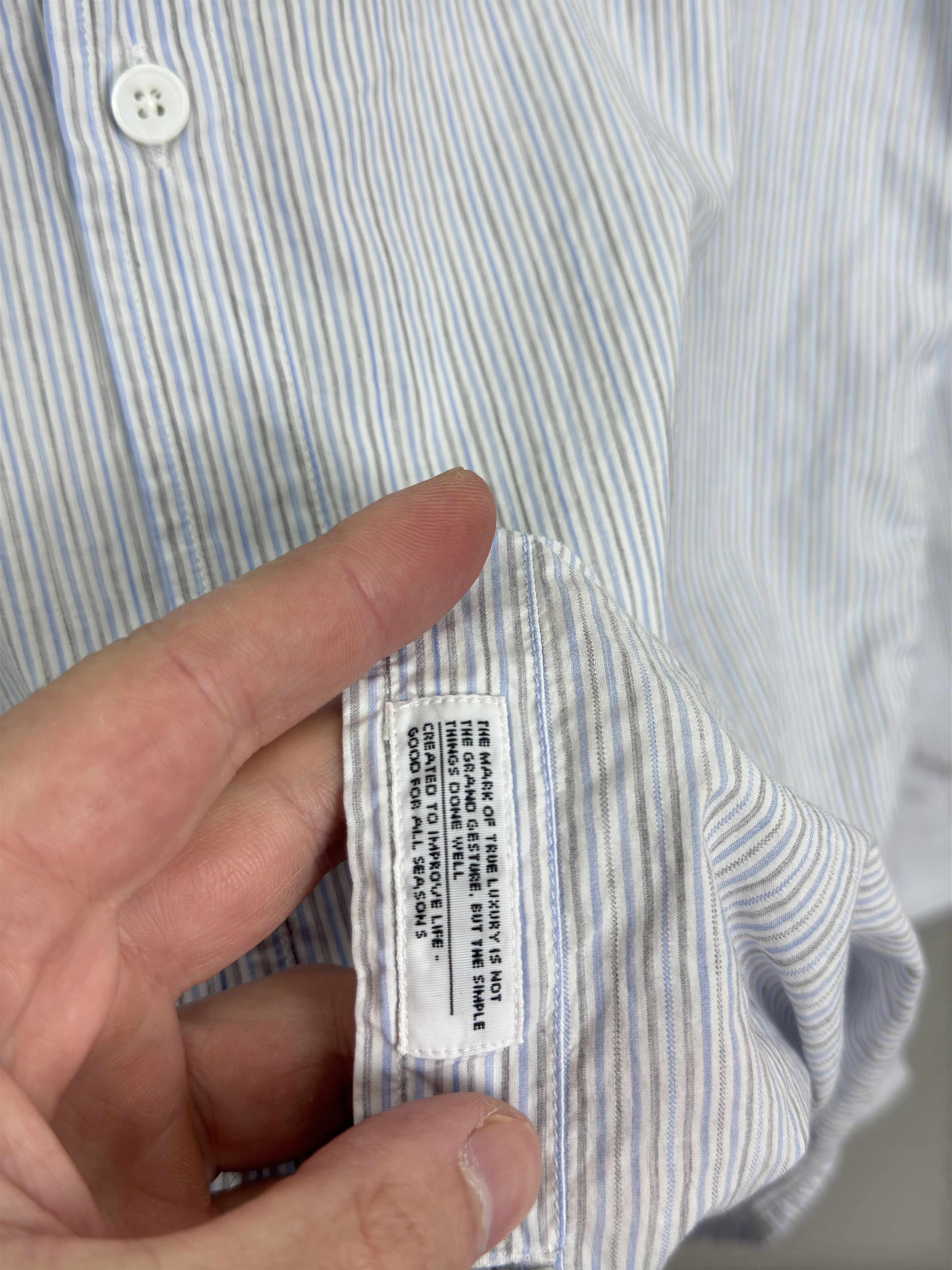 Norse Projects Norse Projects Kenneth Compact Striped Button Ups Shirt Size US M / EU 48-50 / 2 - 8 Thumbnail