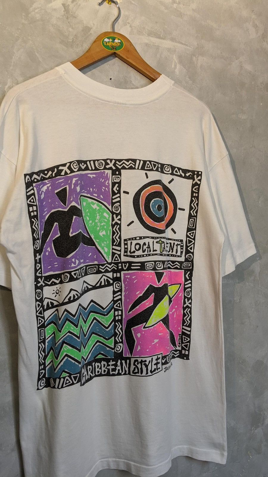 Other Vintage Jamaica white Tee Caribbean style Size US L / EU 52-54 / 3 - 4 Thumbnail