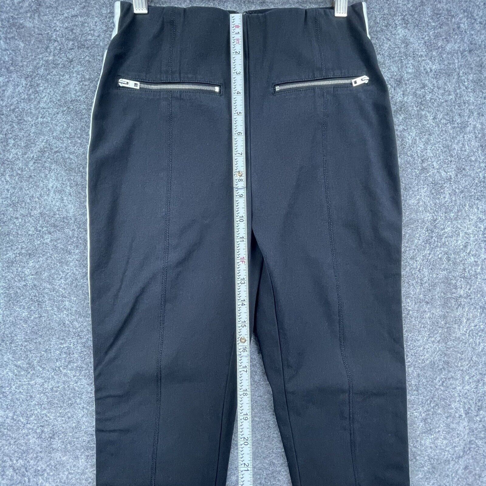Rag & Bone Rag and Bone Pants Womens 4 Black White Racing Side Stripe Size 27" / US 4 / IT 40 - 5 Thumbnail