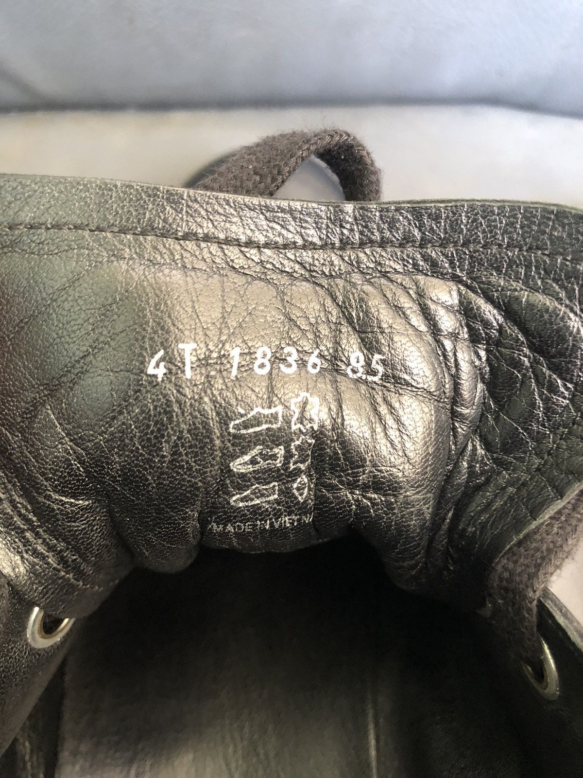 Prada Prada Blavk Calfskin Leather Men’s Sneakers Size 8.5 Size US 8.5 / EU 41-42 - 9 Thumbnail