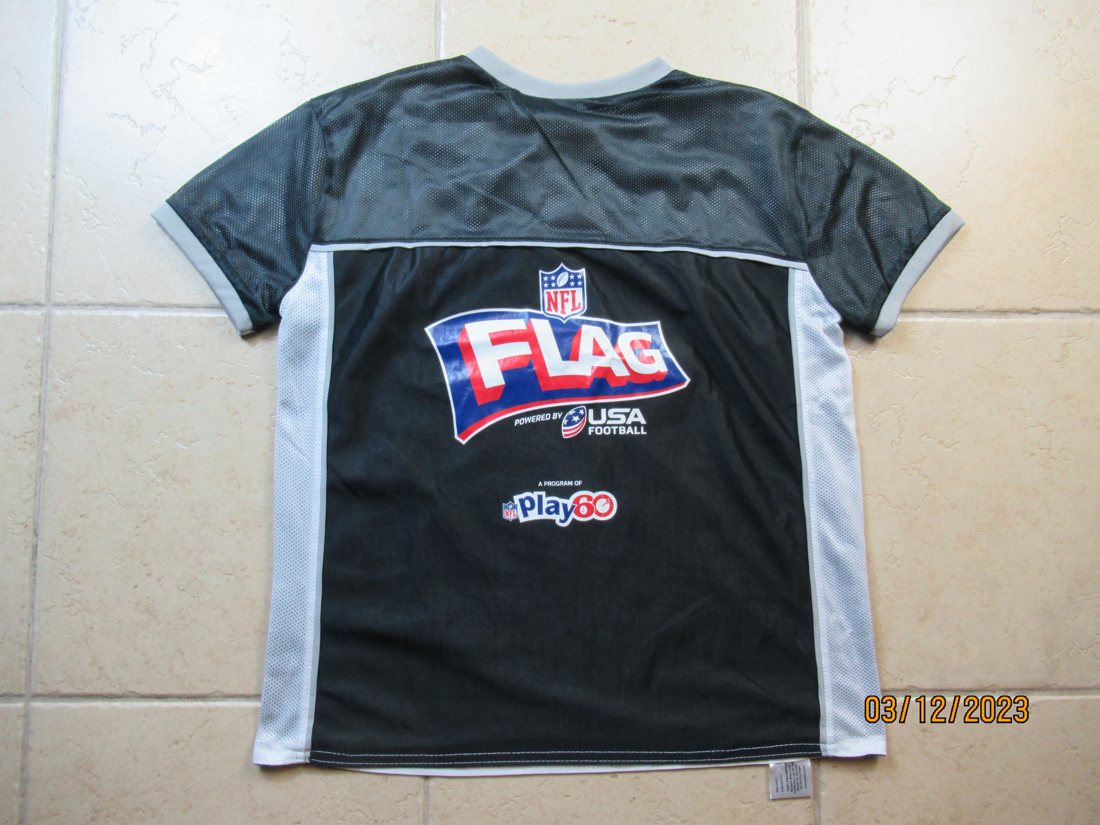 NFL Las Vegas Raiders Play 60 grey black jersey Grailed