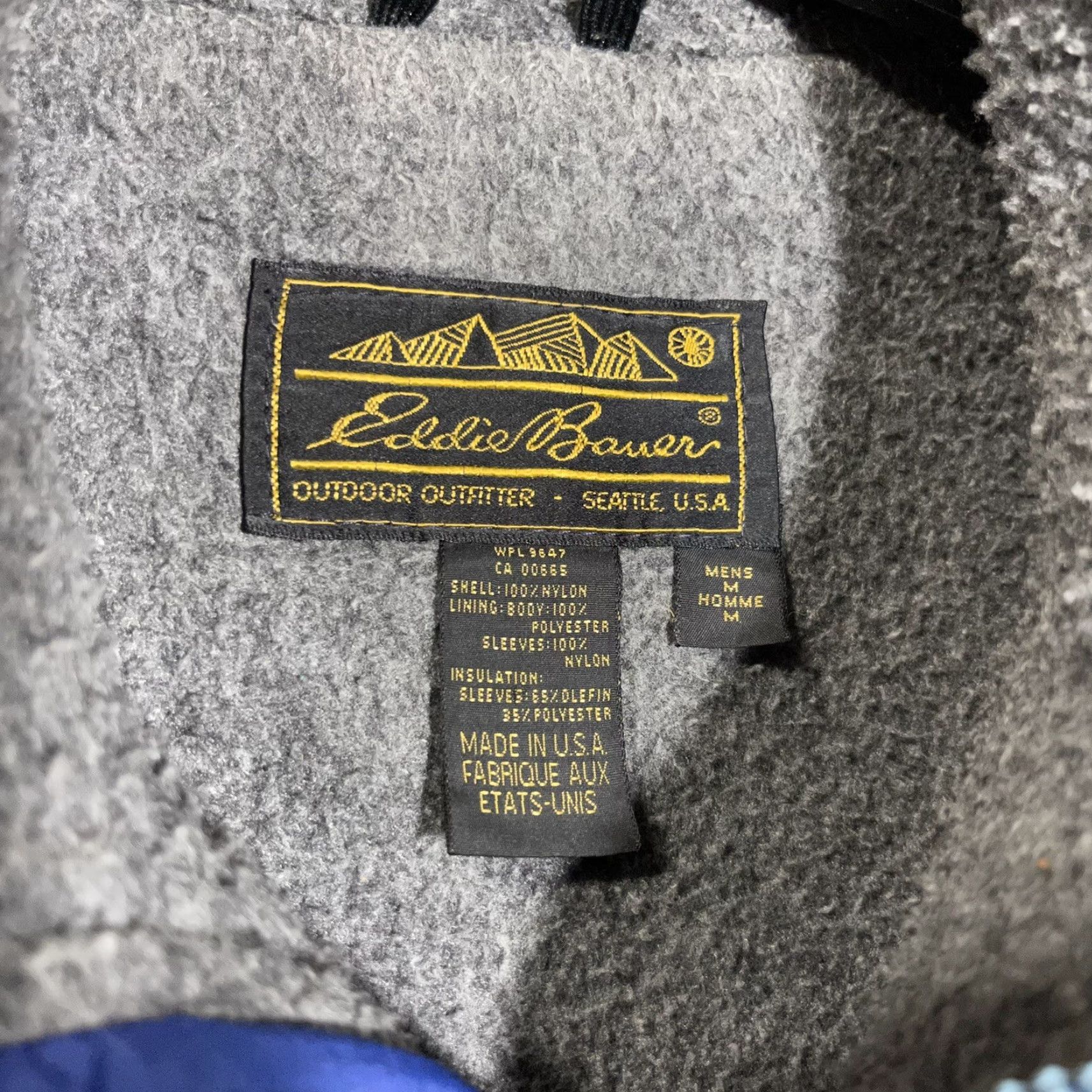 Eddie Bauer VINTAGE Eddie Bauer Windfoil Blue Lined Full Zip Jacket Mens M Jacket Size US M / EU 48-50 / 2 - 4 Thumbnail