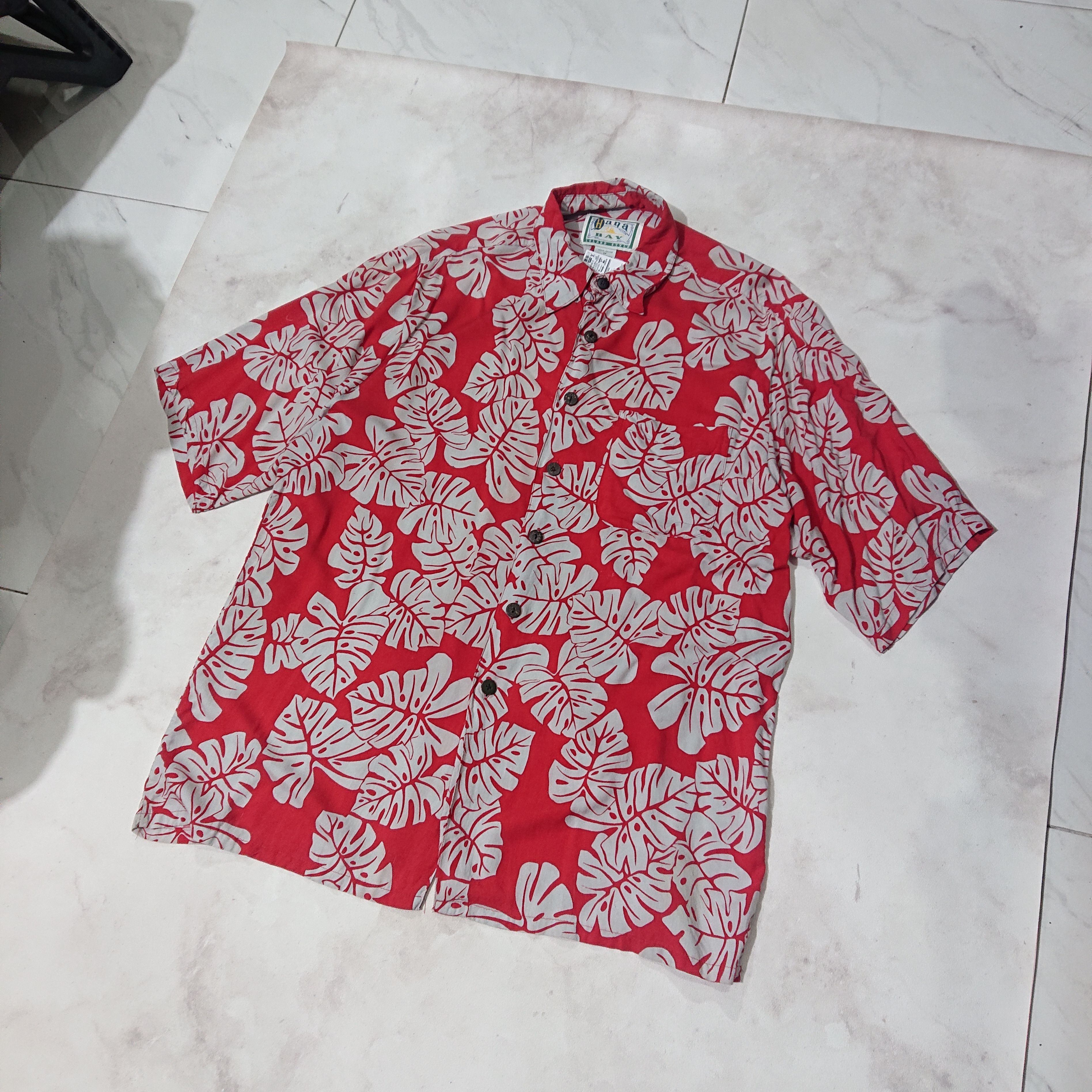 Vintage Hana Bay Hawaii Shirt Size US XL / EU 56 / 4 - 2 Thumbnail