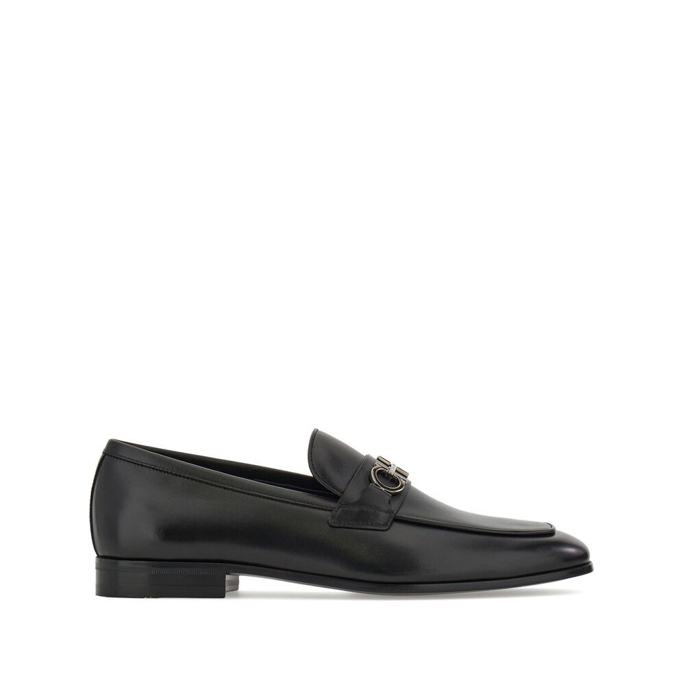 Salvatore Ferragamo Ferragamo BLACK Loafers Size US 8 / EU 41 - 1 Thumbnail