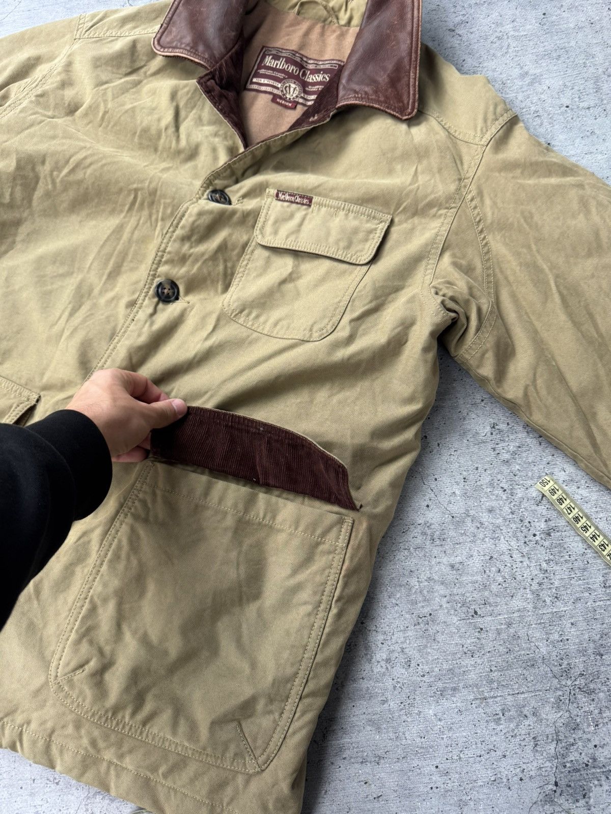Marlboro Classics Marlboro Classics Vintage 90s Lined Trucker Work Jacket Size US M / EU 48-50 / 2 - 14 Thumbnail
