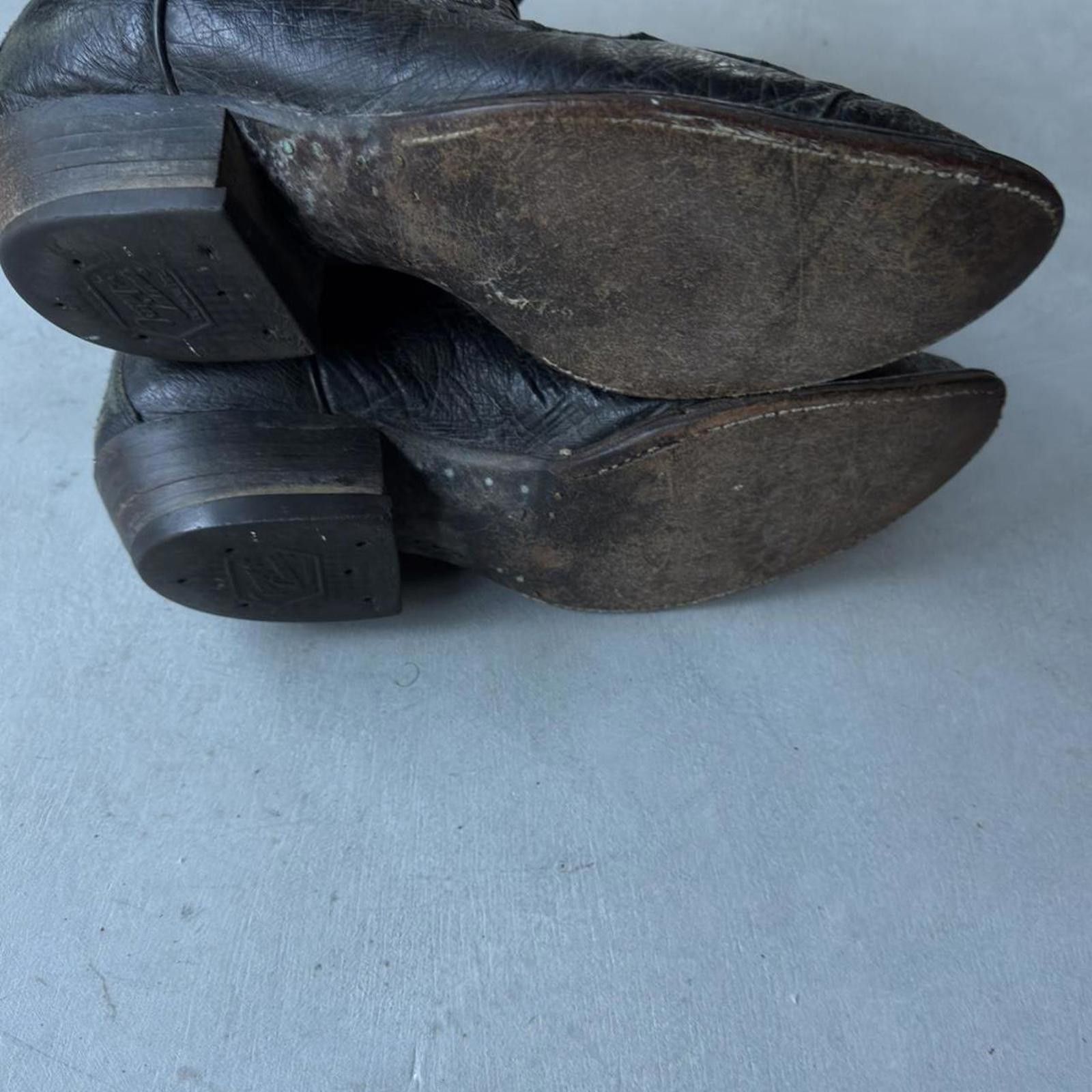 Justin Boots Vintage Justin’s Cowboy Boots Western Roper Rodeo Size US 10 / EU 43 - 6 Thumbnail