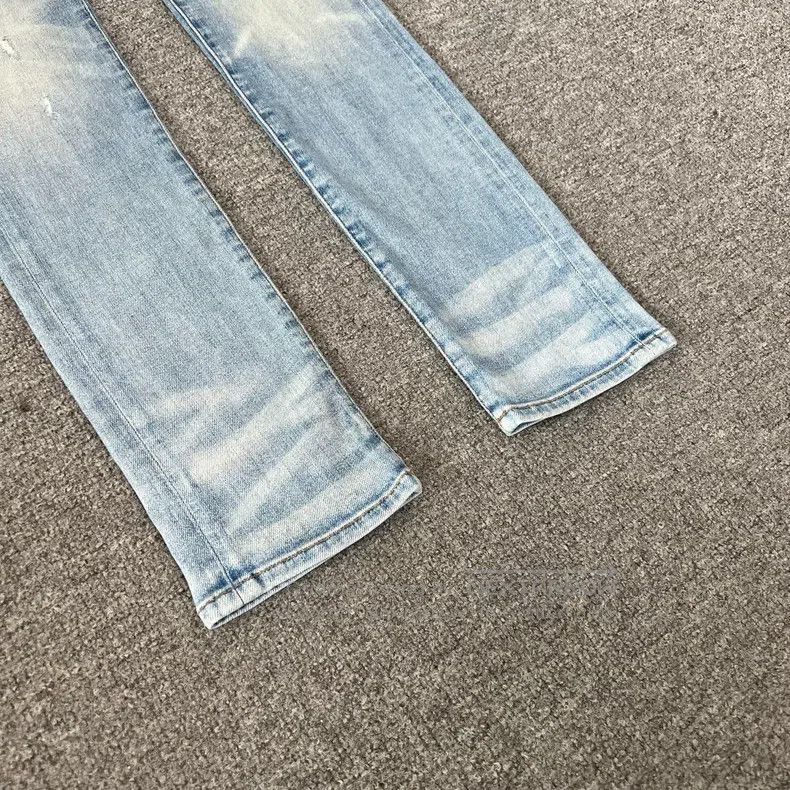 Amiri Amiri Size 31 Blue cashew jeans Size US 31 - 4 Thumbnail