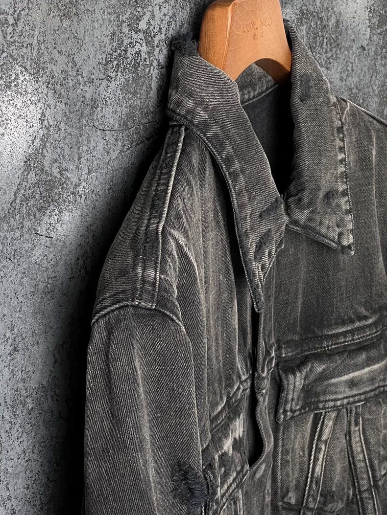 Amiri Amiri Washed and bleached pure cotton denim jacket Size US S / EU 44-46 / 1 - 5 Thumbnail