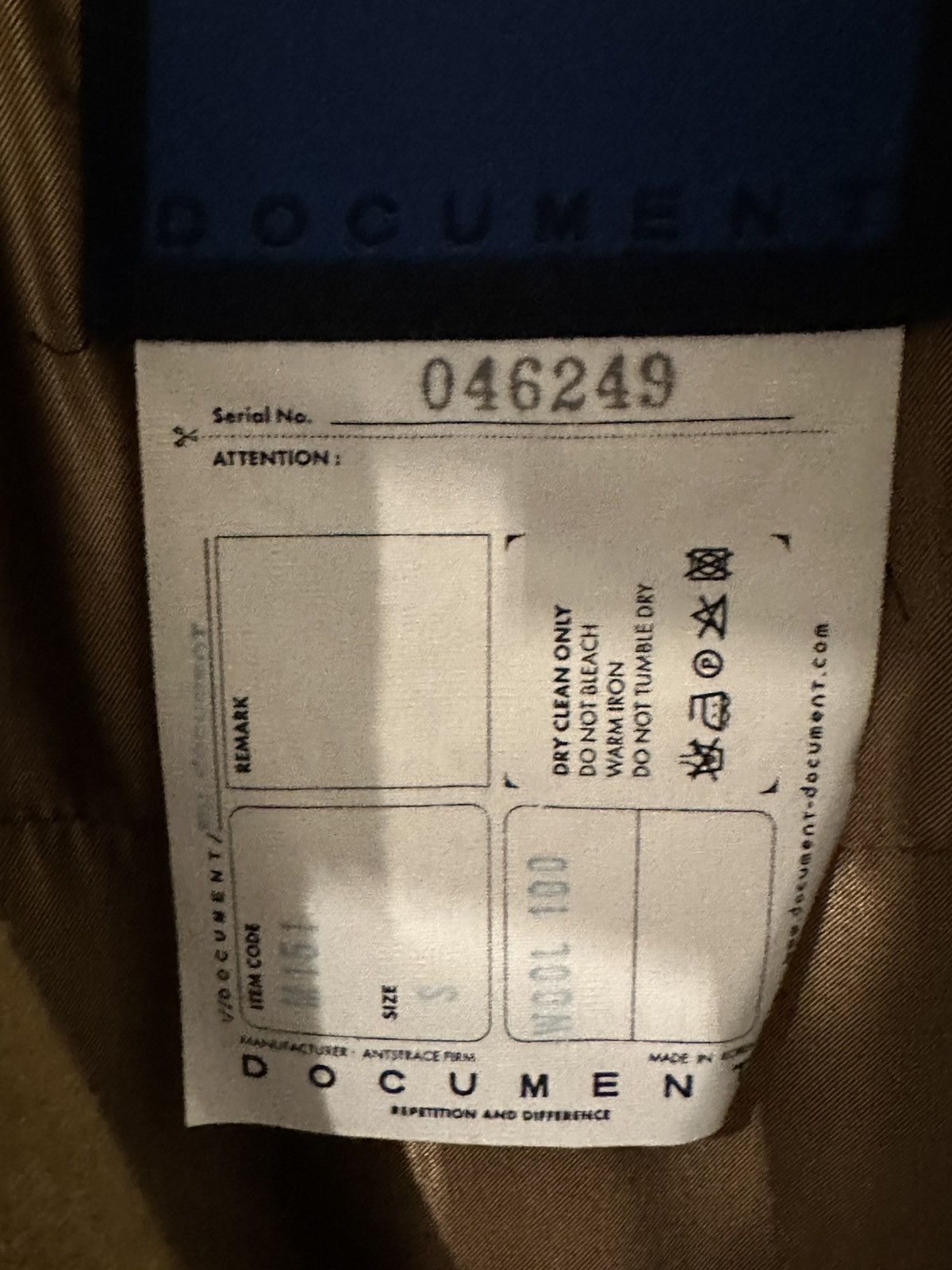 Document Document Korea wool melting field shirting jacket Size US S / EU 44-46 / 1 - 11 Thumbnail